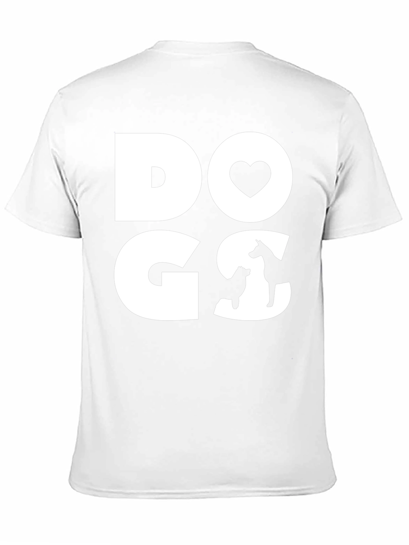 DOGS Love Graphic Tee - Black Cotton Casual T-Shirt