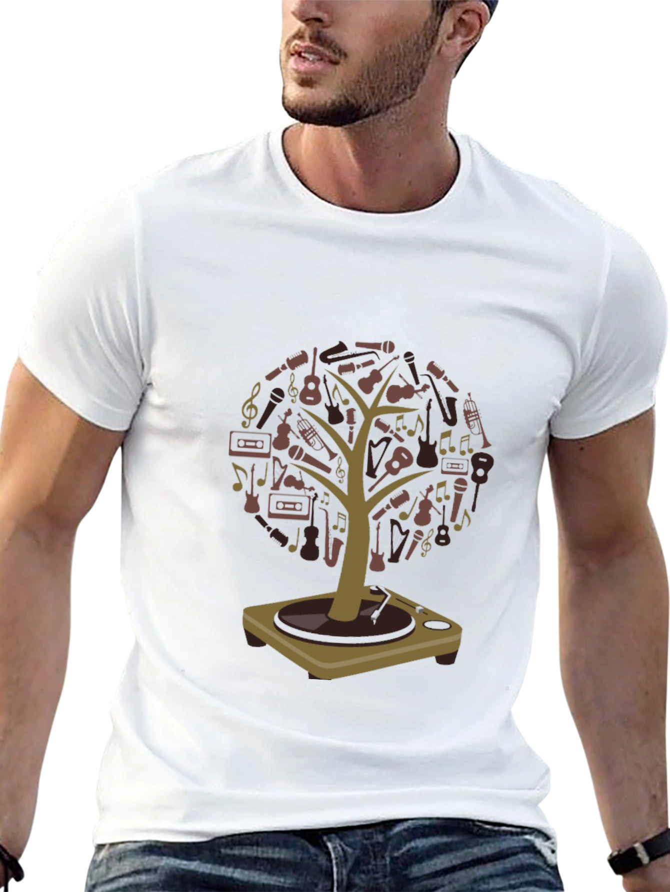 Musical Tree Graphic Tee