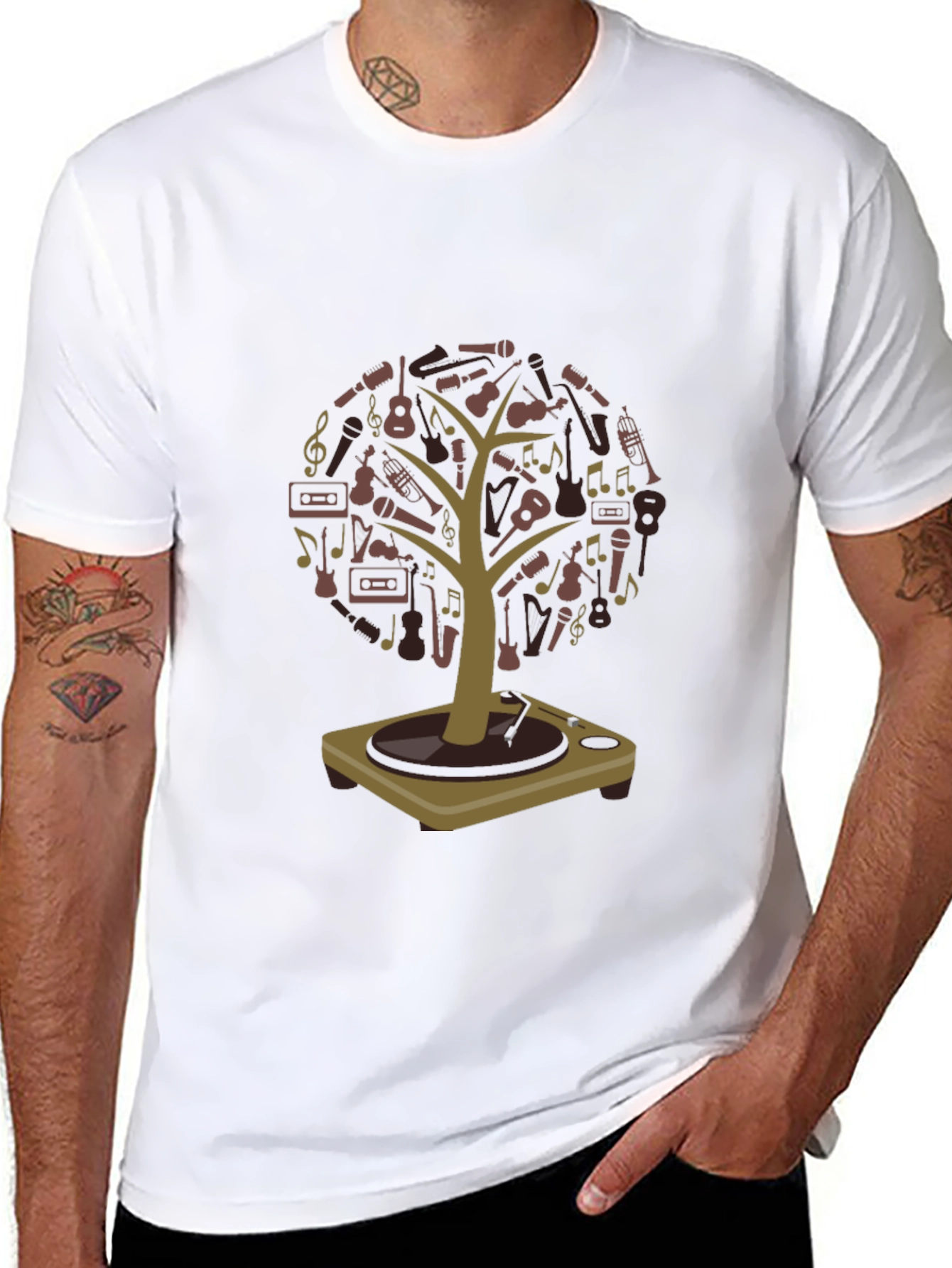 Musical Tree Graphic Tee