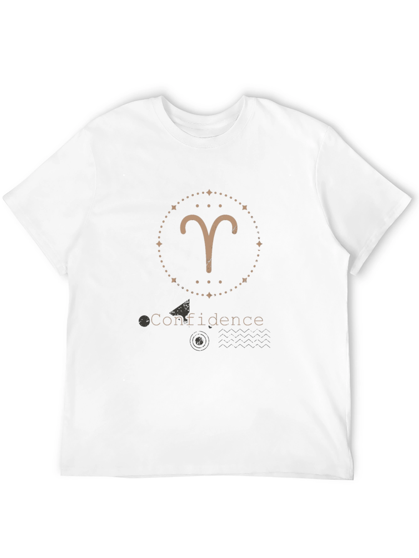 Aries Zodiac Confidence Graphic T-Shirt
