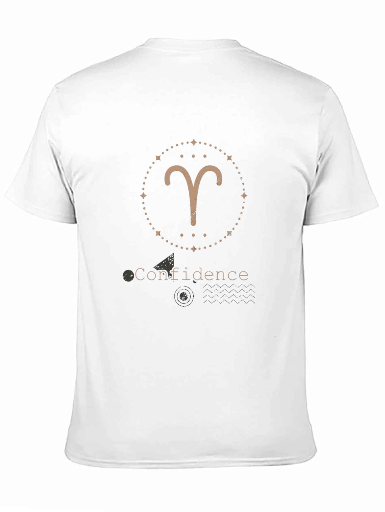 Aries Zodiac Confidence Graphic T-Shirt