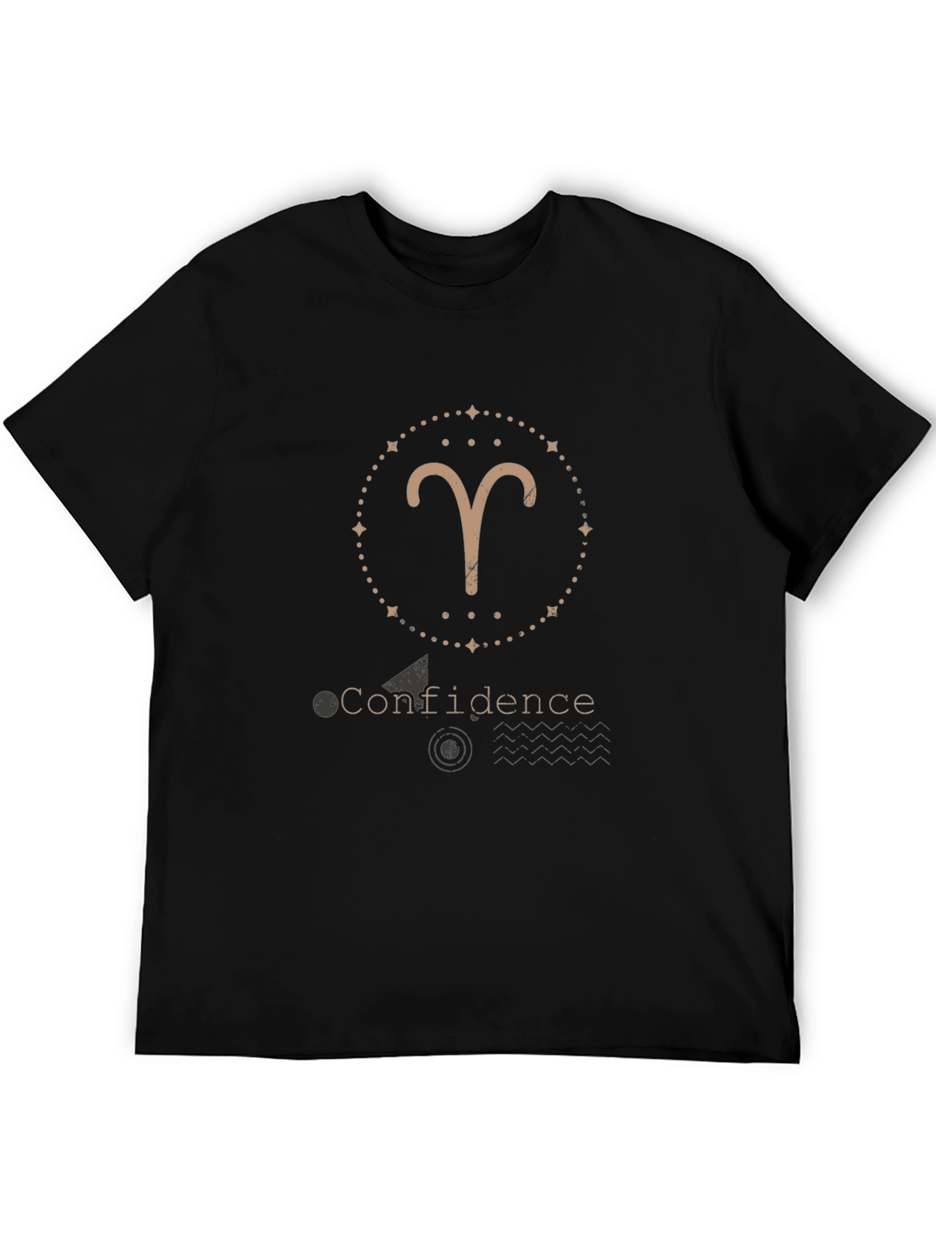 Aries Zodiac Confidence Graphic T-Shirt