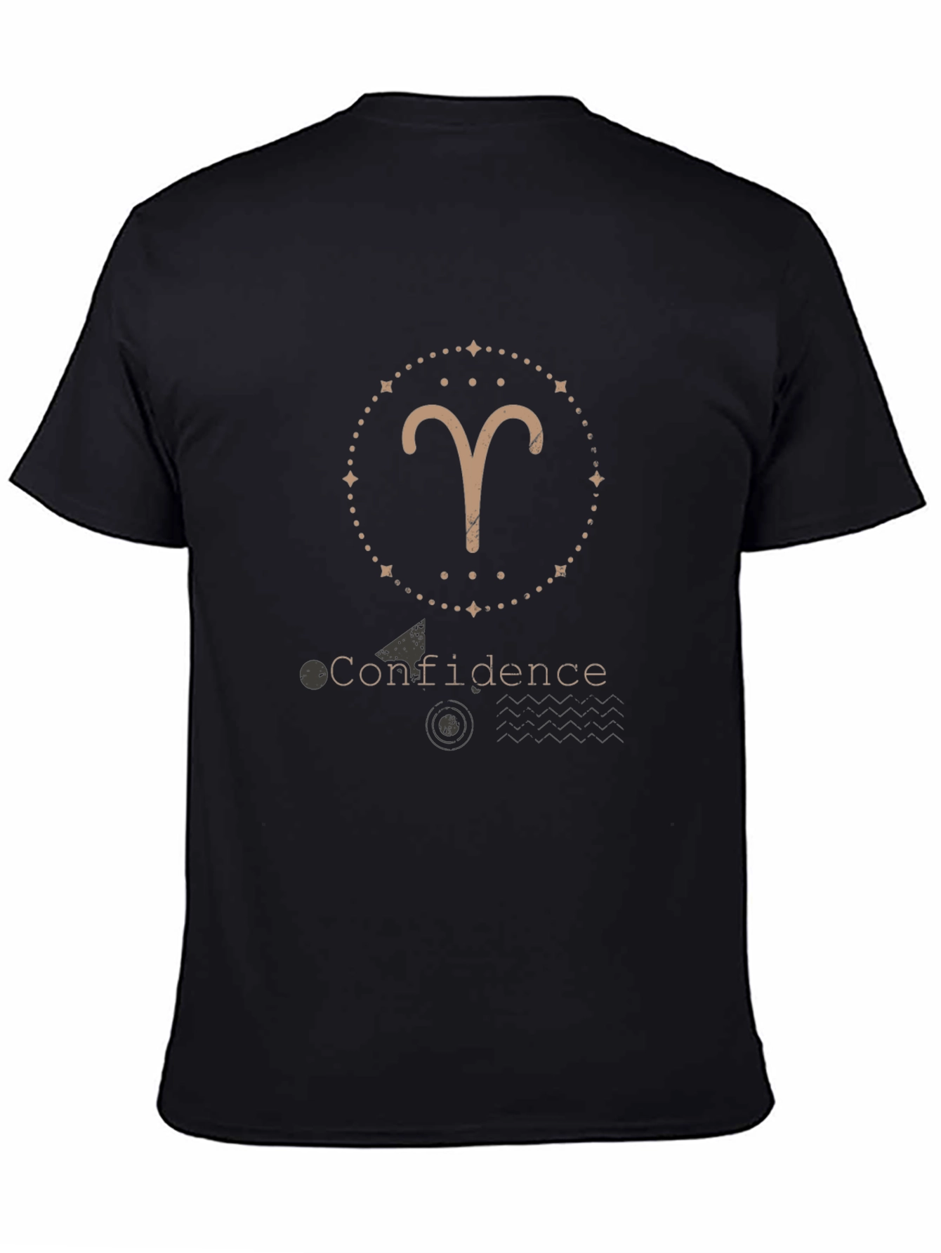 Aries Zodiac Confidence Graphic T-Shirt