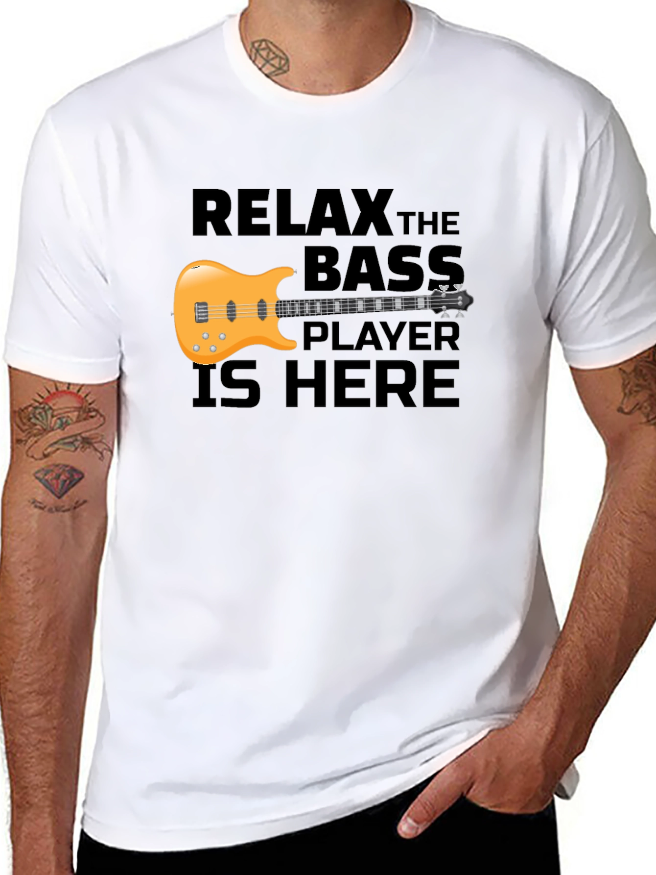 Relax the Bass Player is Here T-Shirt