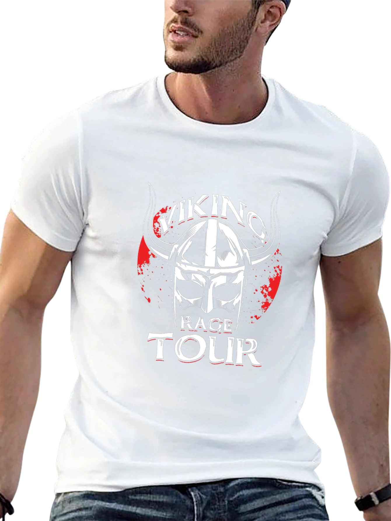 Viking Rage Tour Graphic T-Shirt - Black