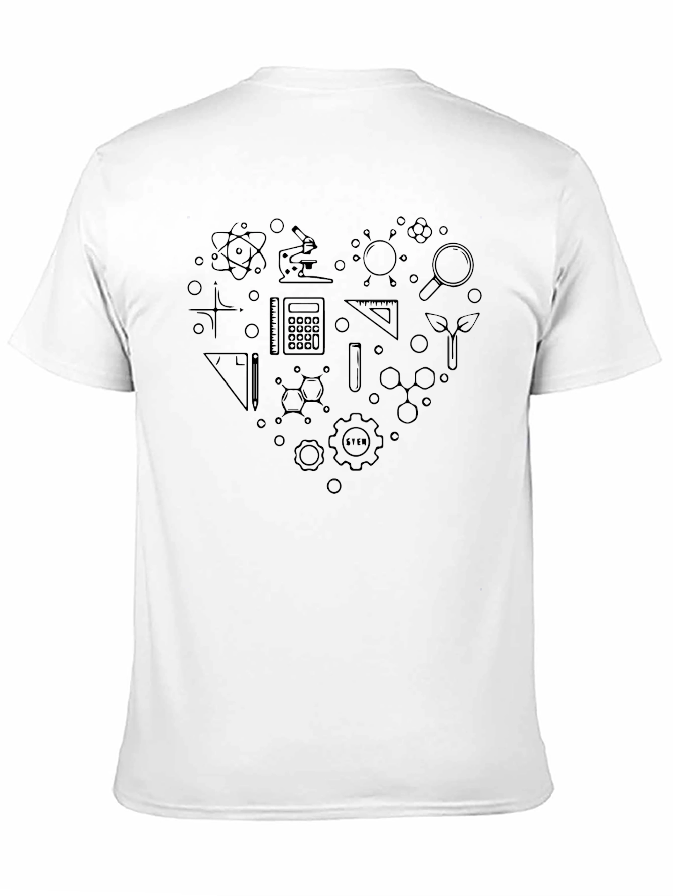 STEM Heart T-Shirt - Science Math Engineering Tee
