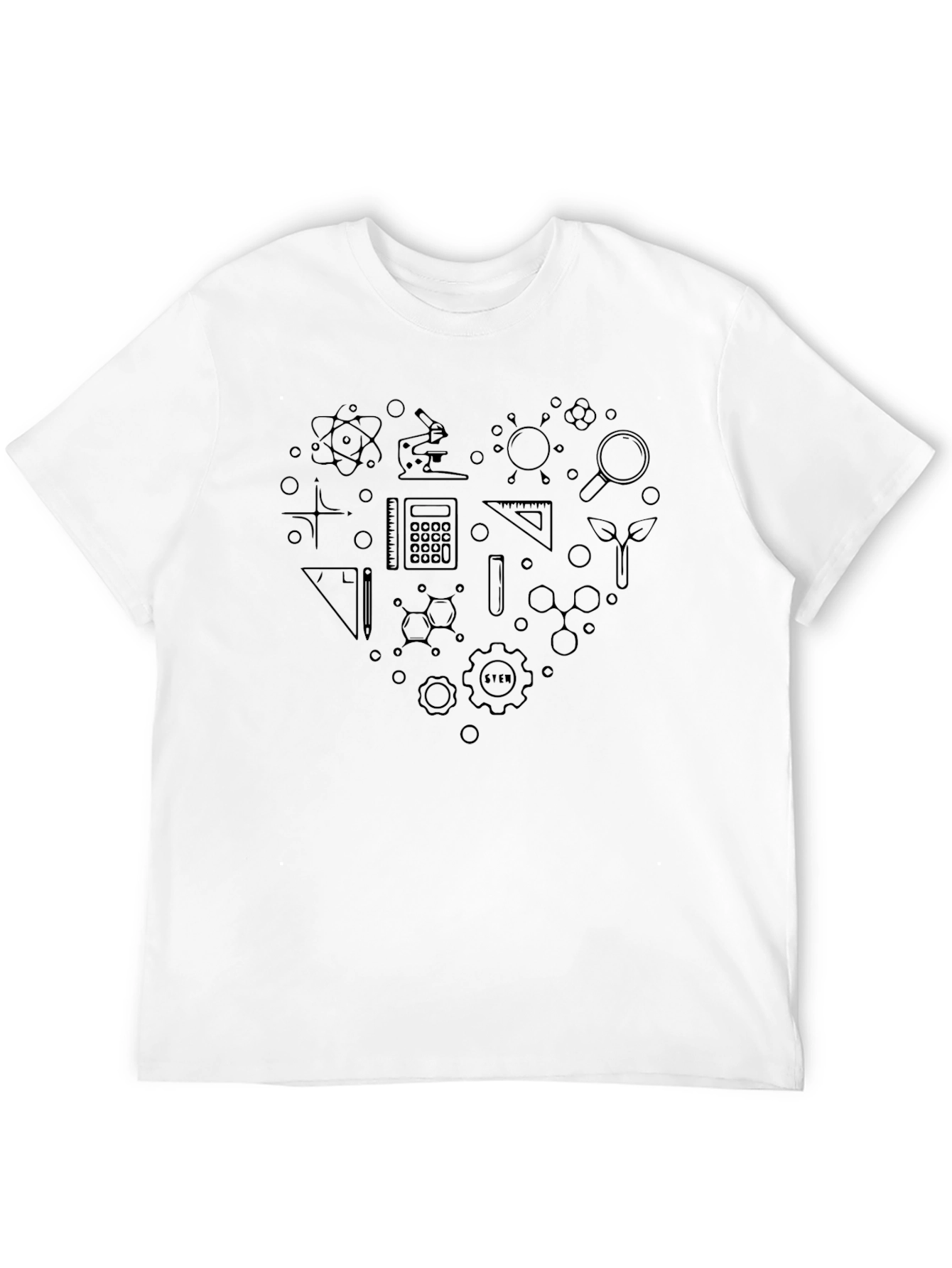 STEM Heart T-Shirt - Science Math Engineering Tee