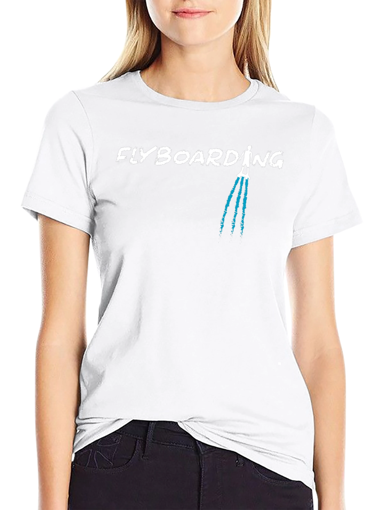 Flyboarding Graphic Tee - Black