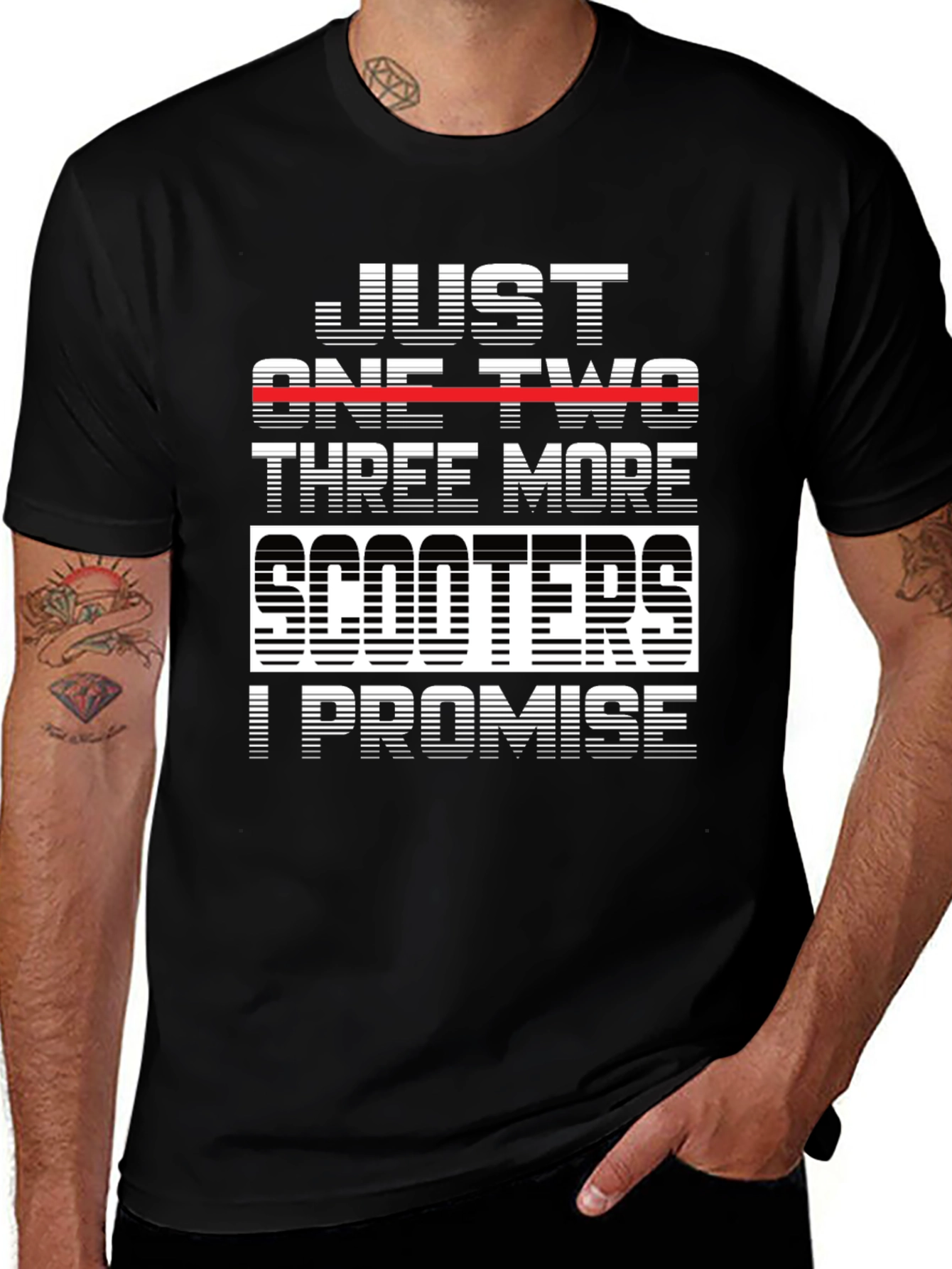Just One Two More Scooters T-Shirt