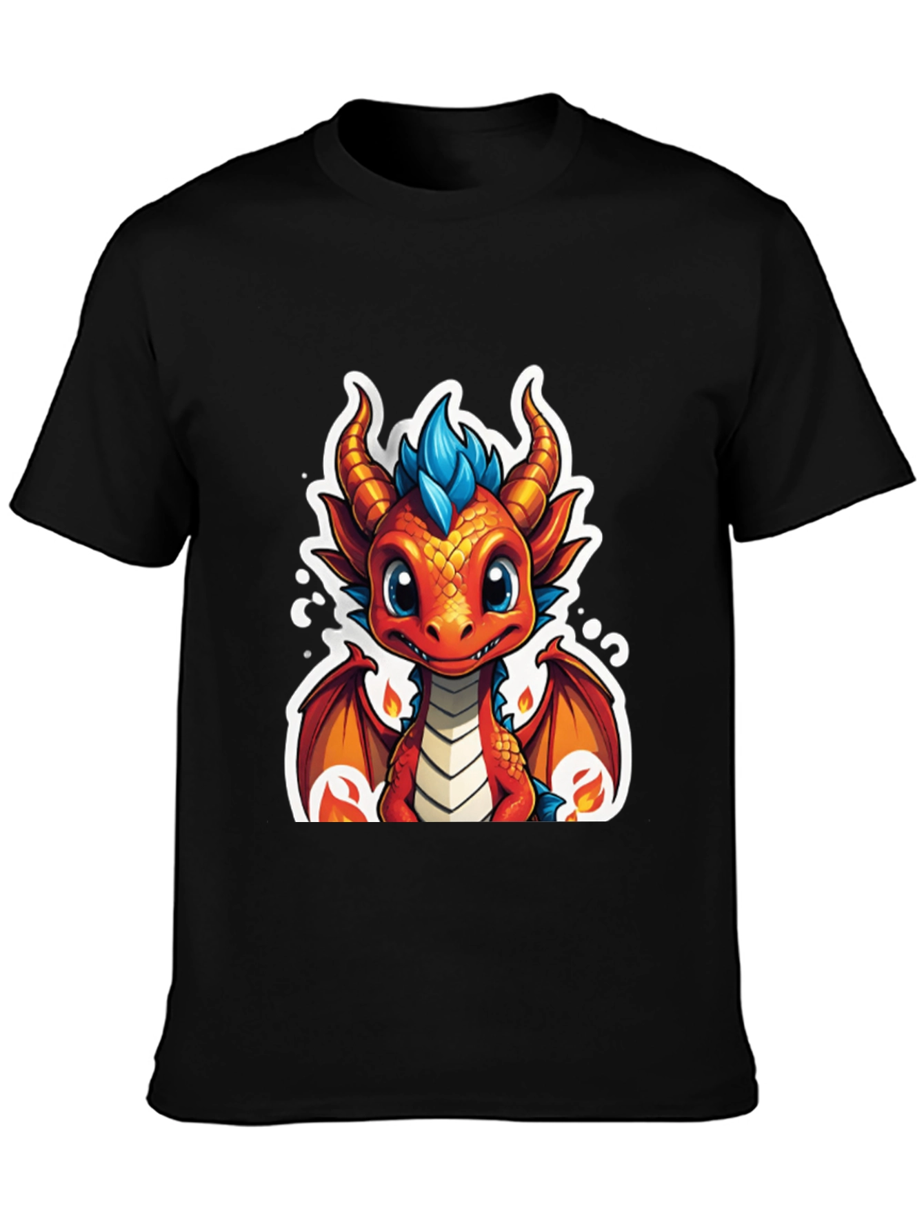 Cartoon Dragon Graphic Tee
