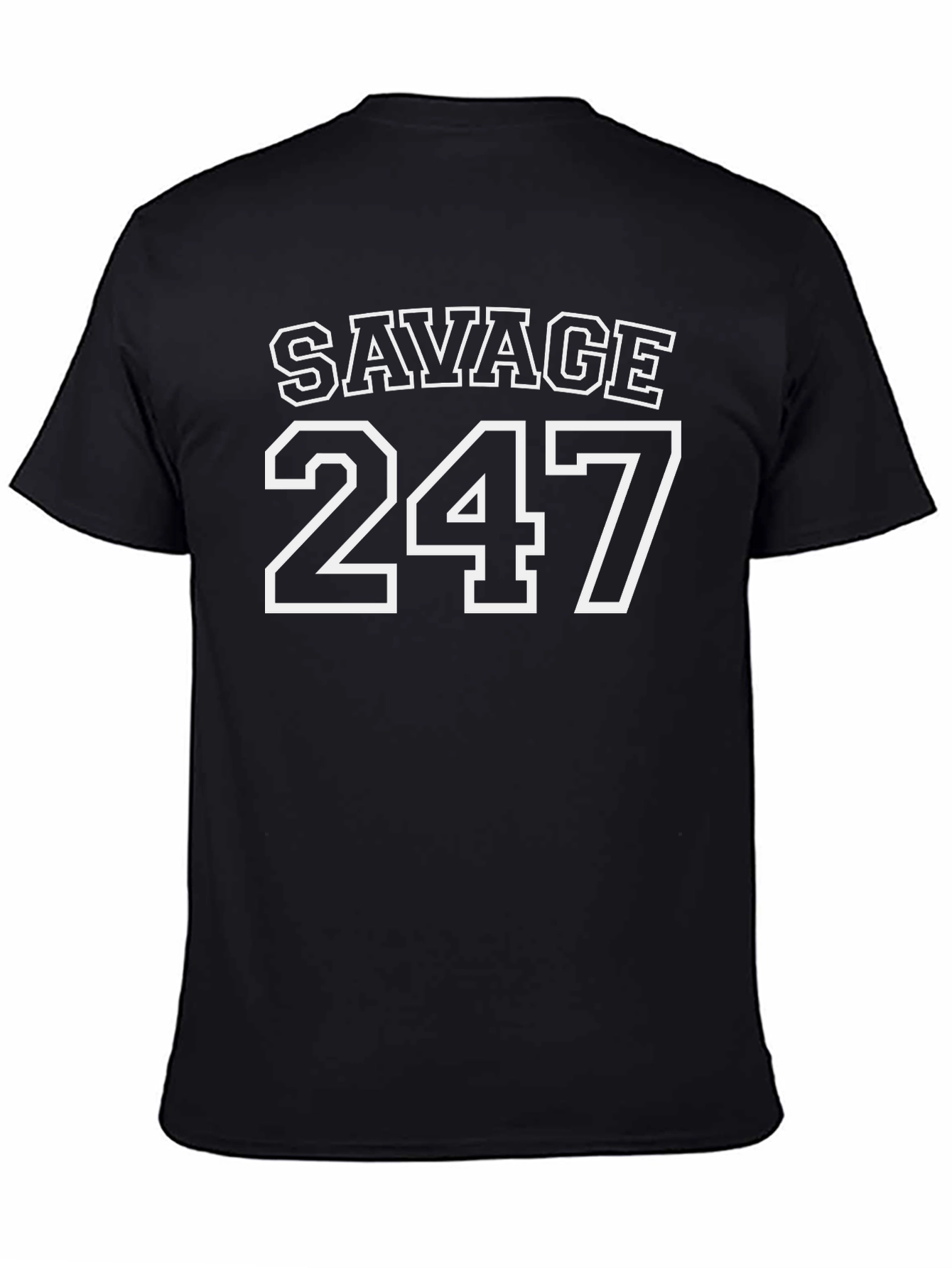 Savage 247 Black Graphic Tee