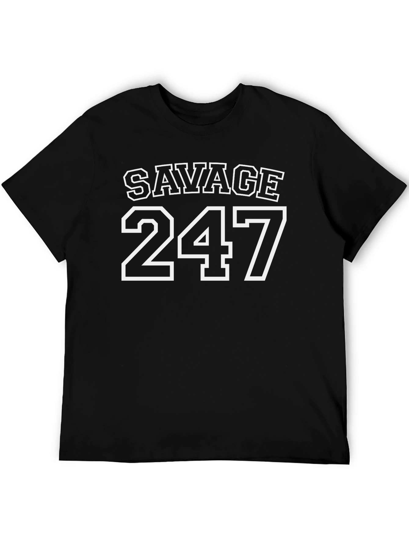 Savage 247 Black Graphic Tee