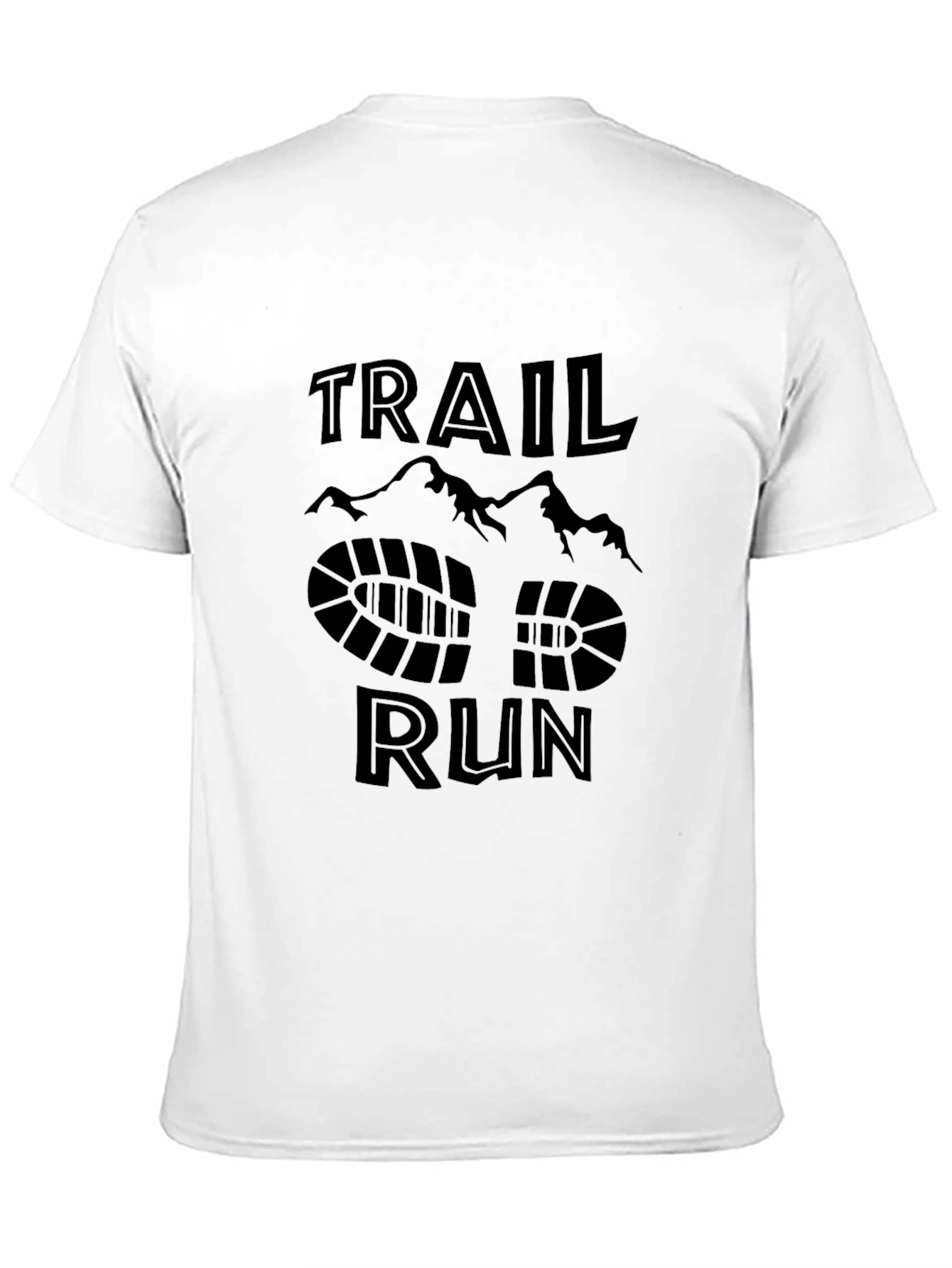 Trail Run Graphic Tee - Black