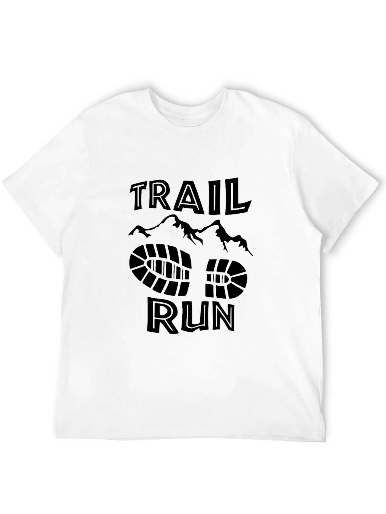 Trail Run Graphic Tee - Black