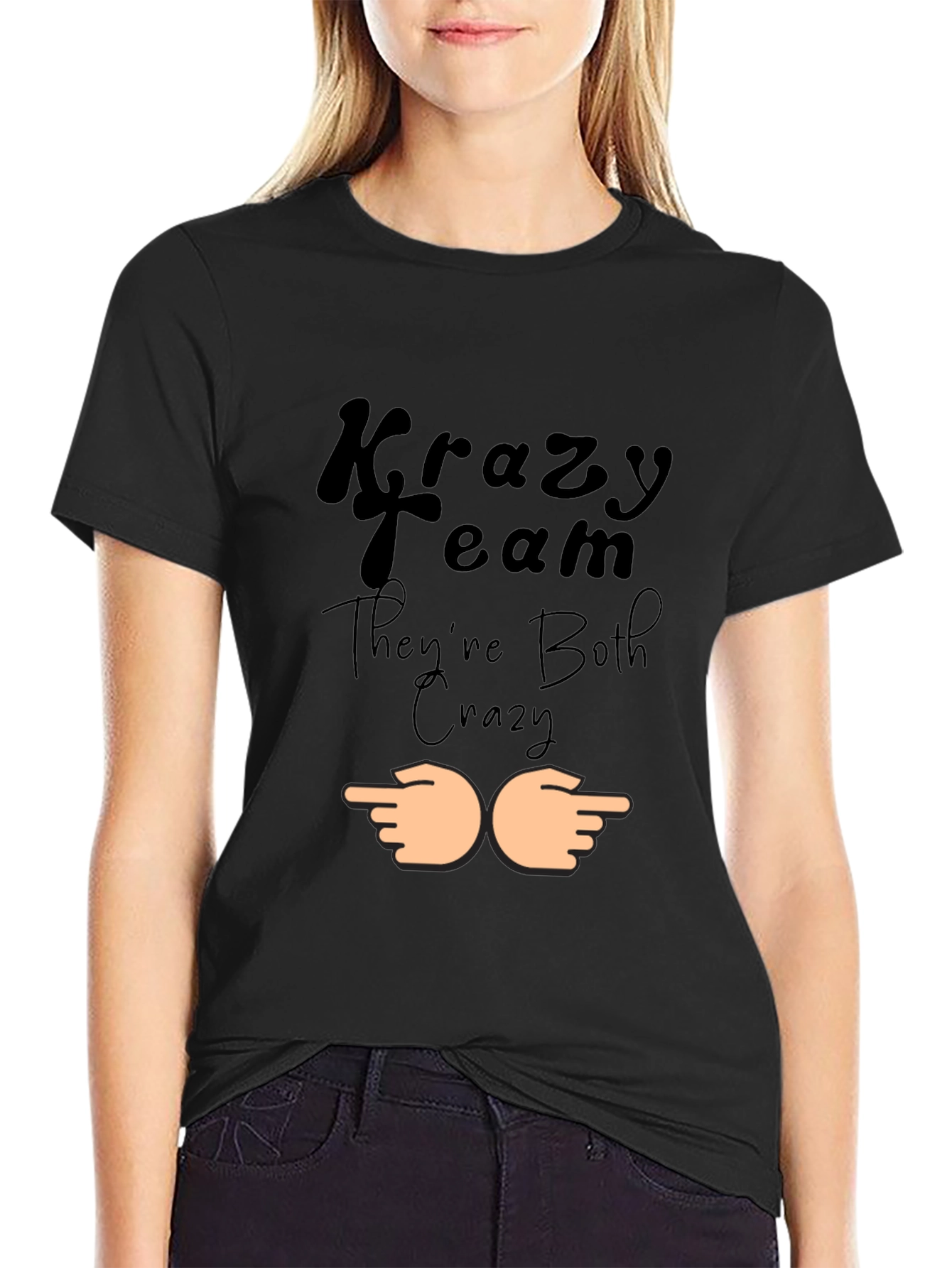 Krazy Team Graphic Tee - Theyre Both Crazy!