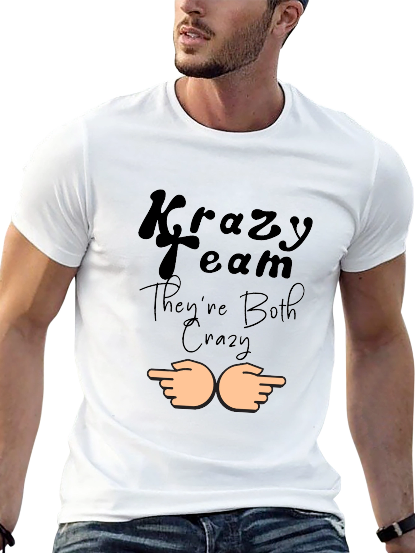 Krazy Team Graphic Tee - Theyre Both Crazy!