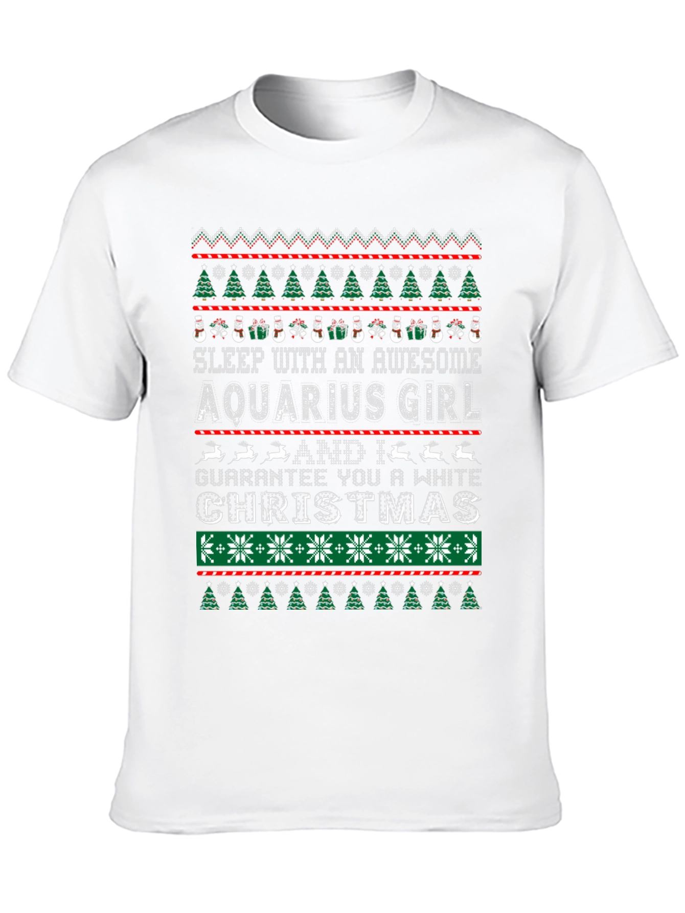 Aquarius Girl Ugly Christmas T-Shirt