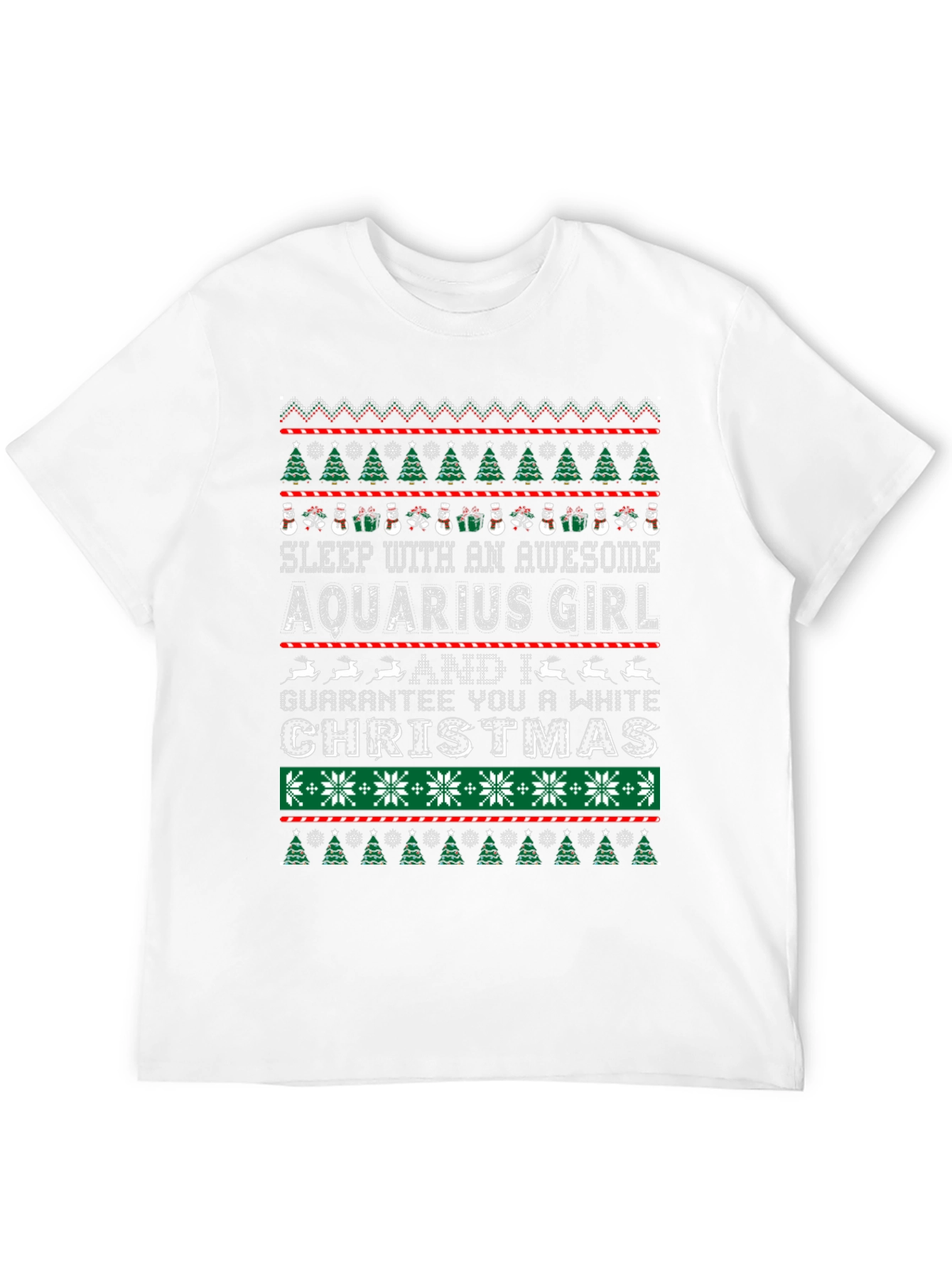 Aquarius Girl Ugly Christmas T-Shirt