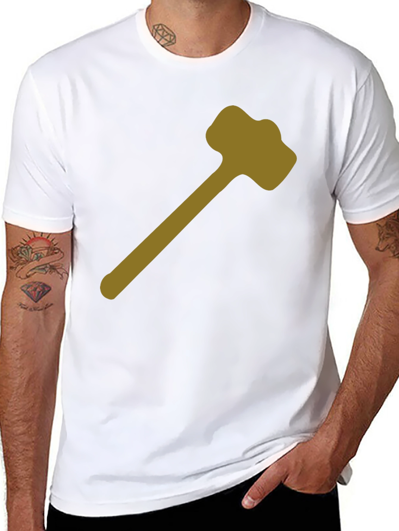 Hammer Time Black T-Shirt - Novelty Design