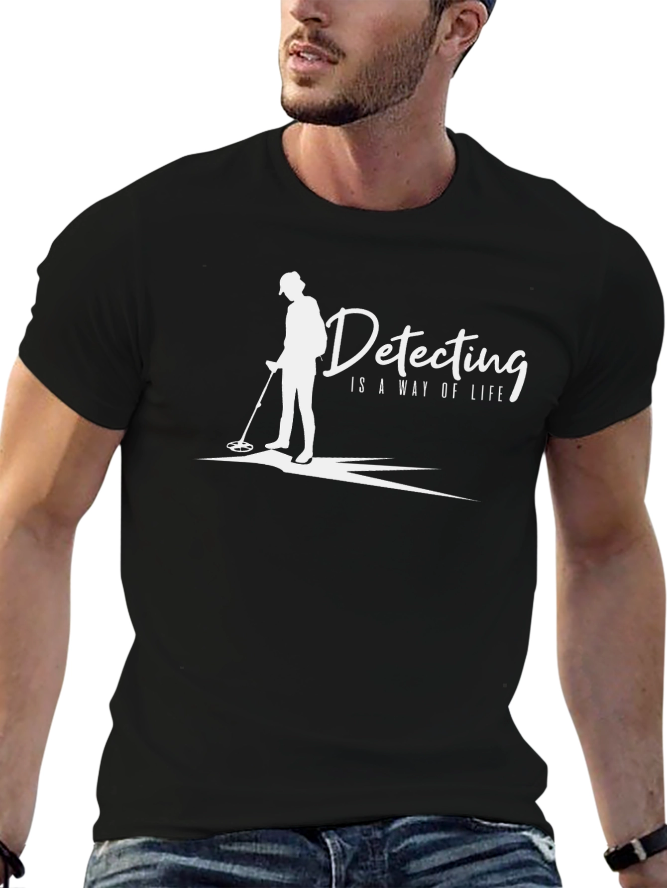 Detecting Is A Way Of Life Black T-Shirt