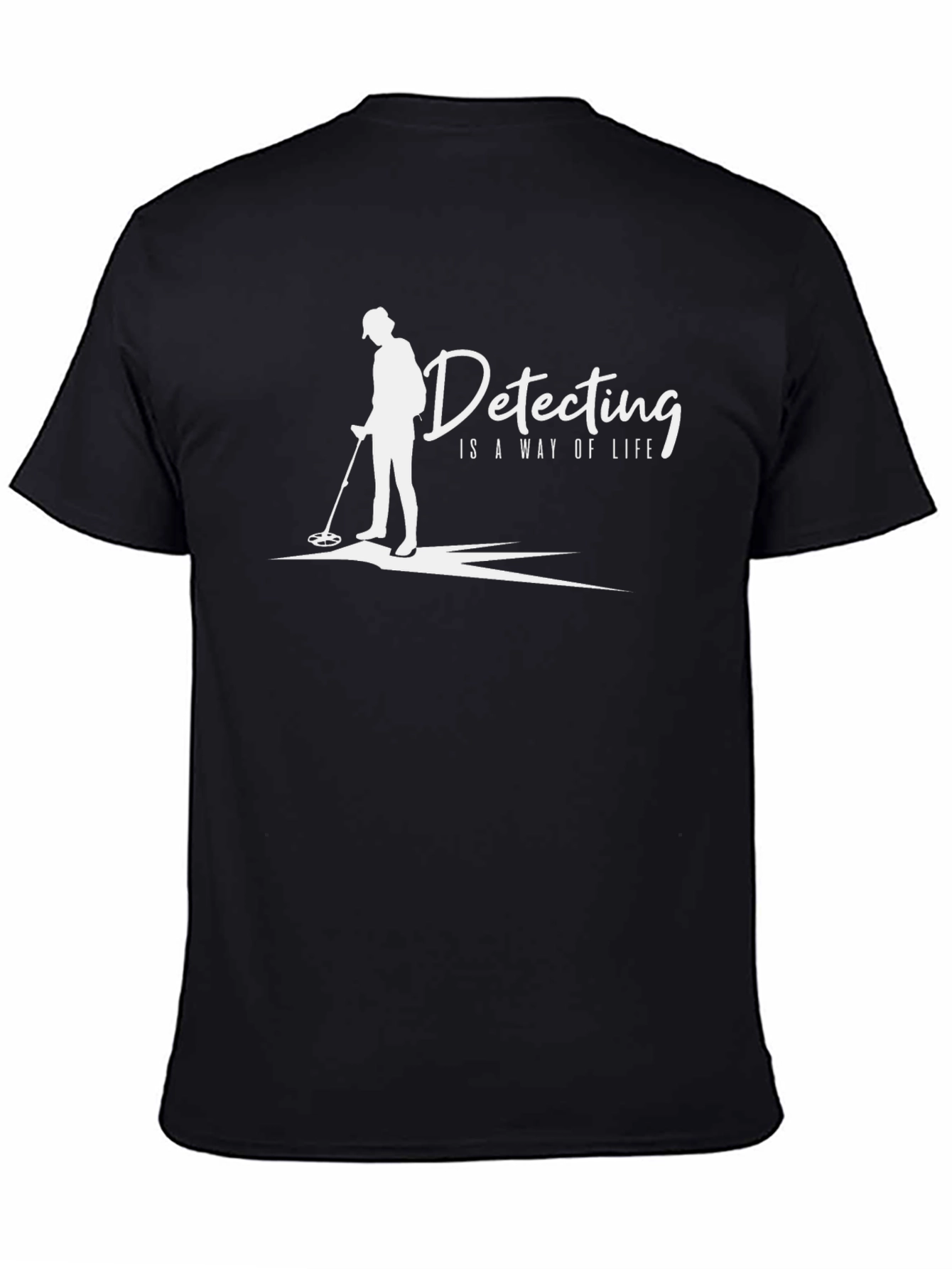 Detecting Is A Way Of Life Black T-Shirt
