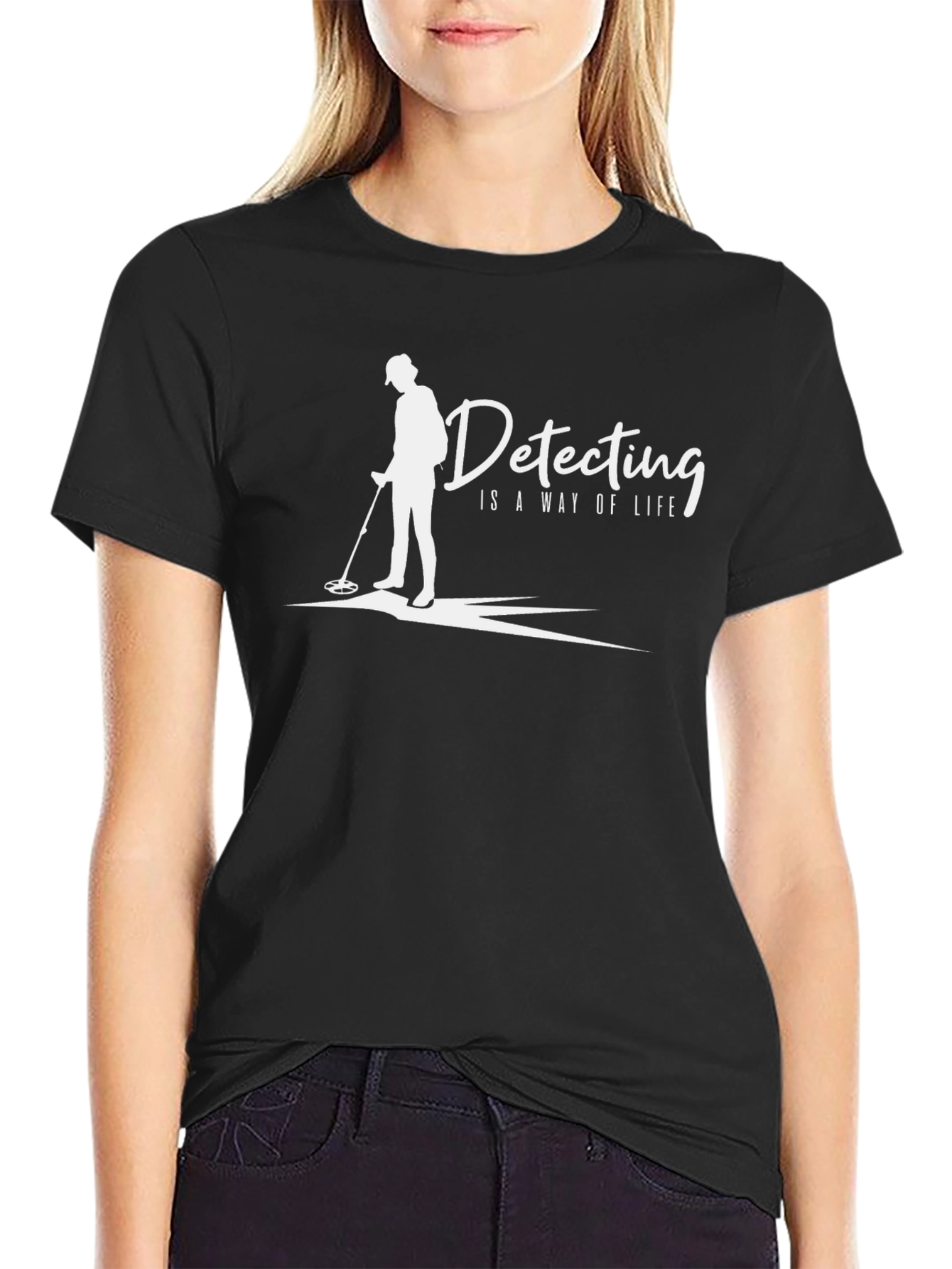 Detecting Is A Way Of Life Black T-Shirt