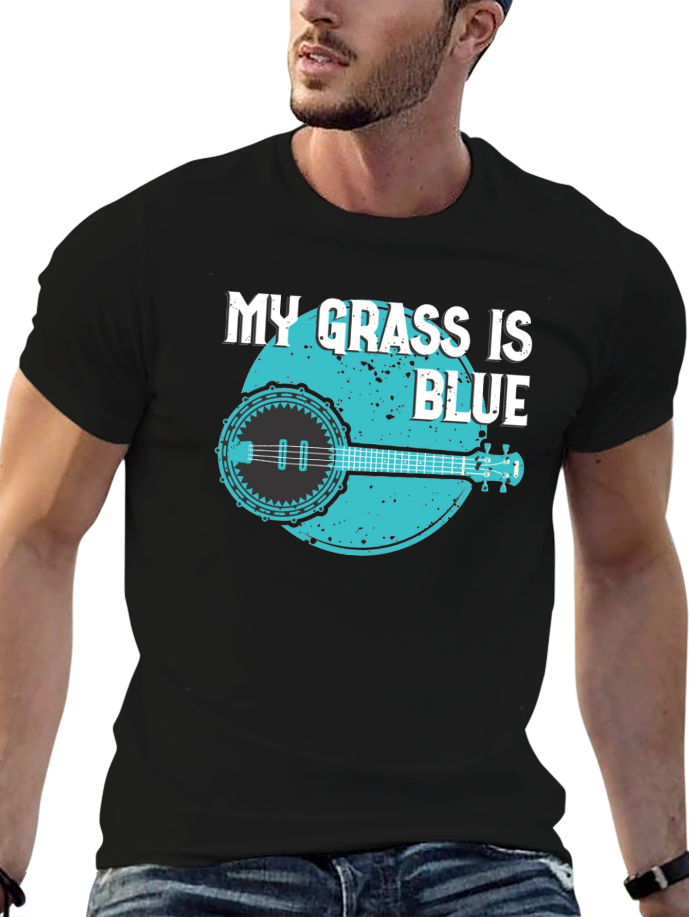My Grass is Blue Banjo Tee