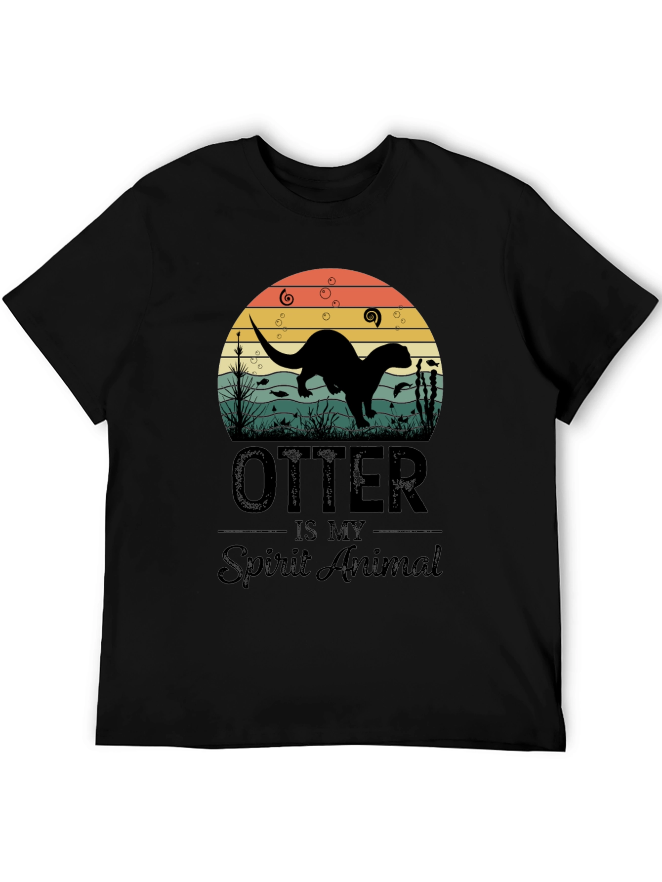 Otter Spirit Animal Graphic Tee