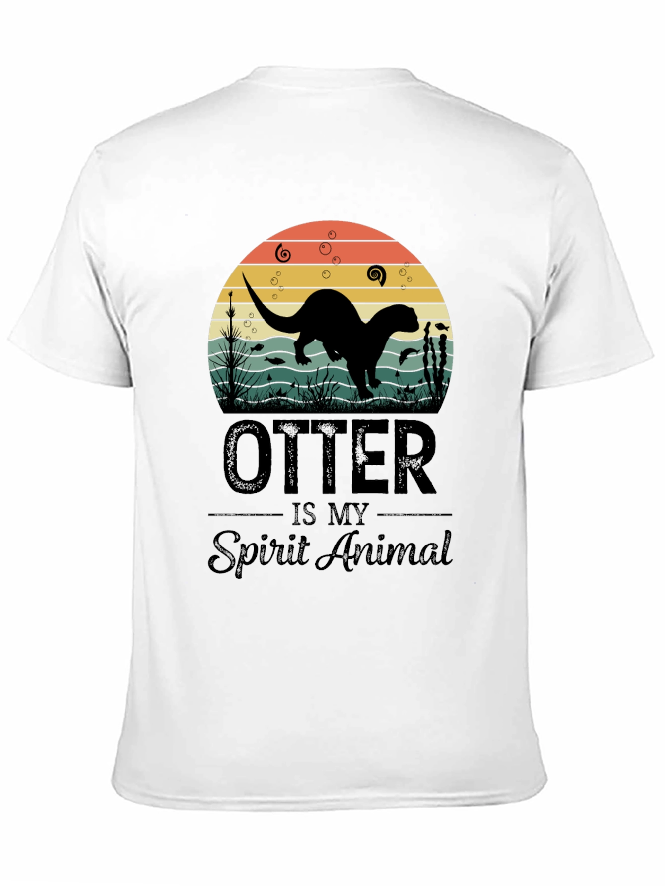 Otter Spirit Animal Graphic Tee