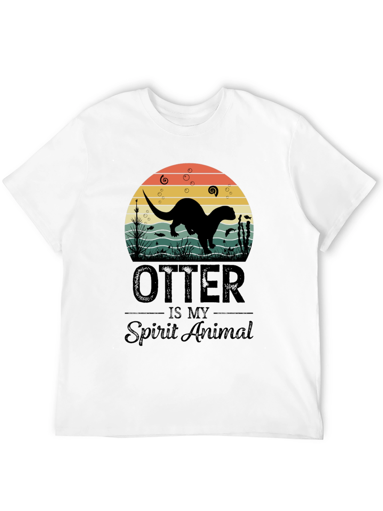 Otter Spirit Animal Graphic Tee