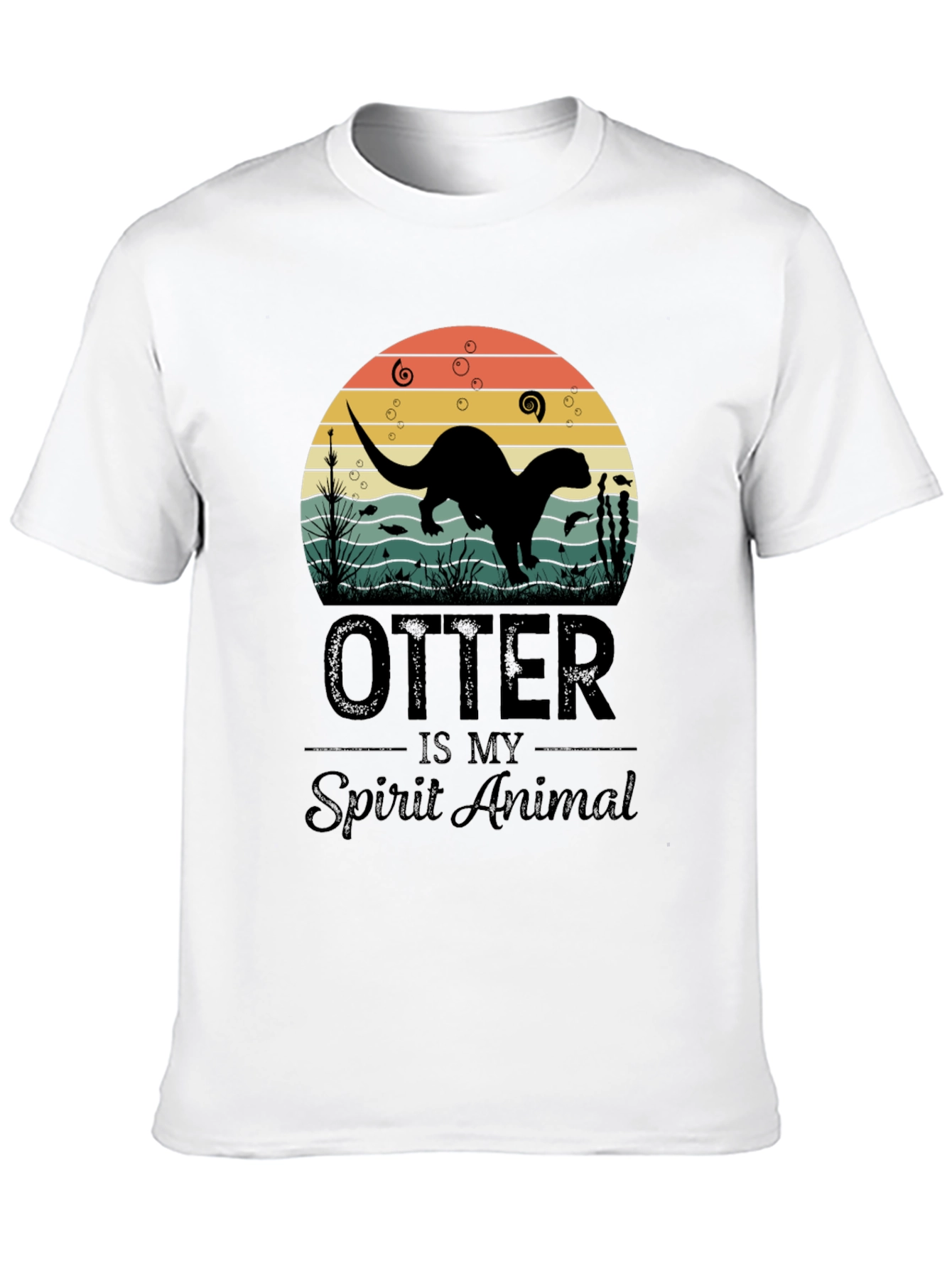 Otter Spirit Animal Graphic Tee