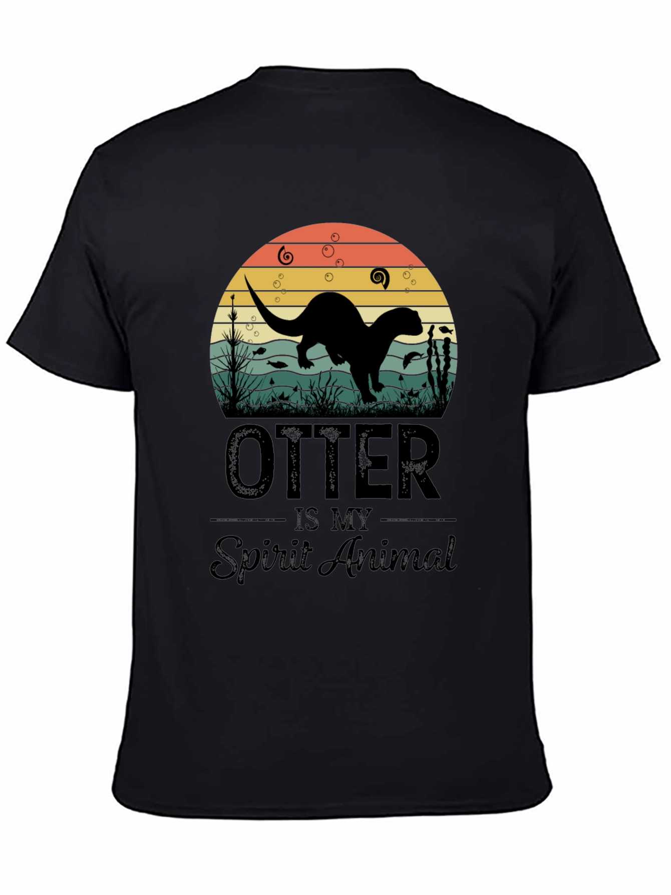 Otter Spirit Animal Graphic Tee