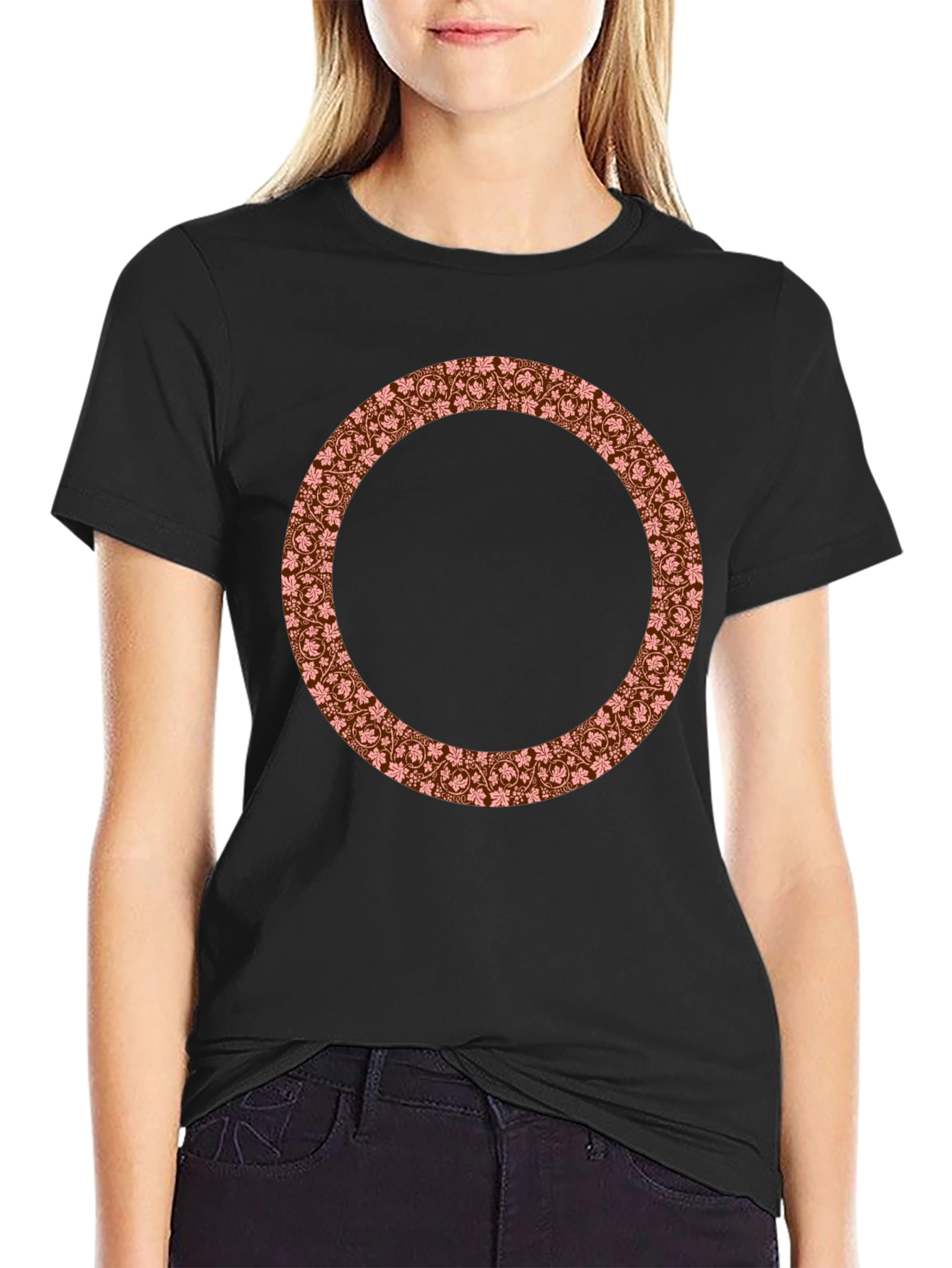 Floral Circle Graphic Tee - Modern Menswear