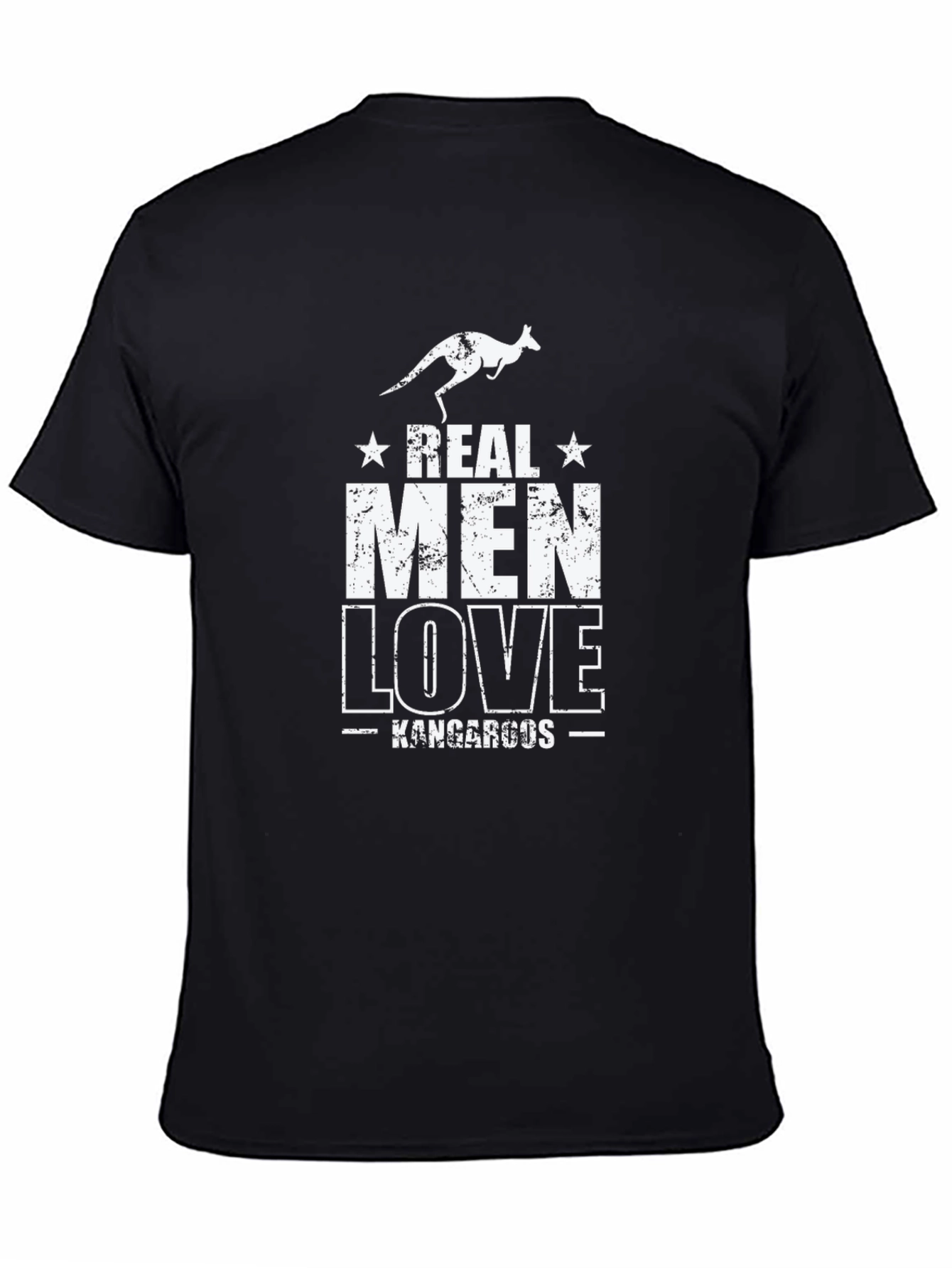 Real Men Love Kangaroos Graphic Tee