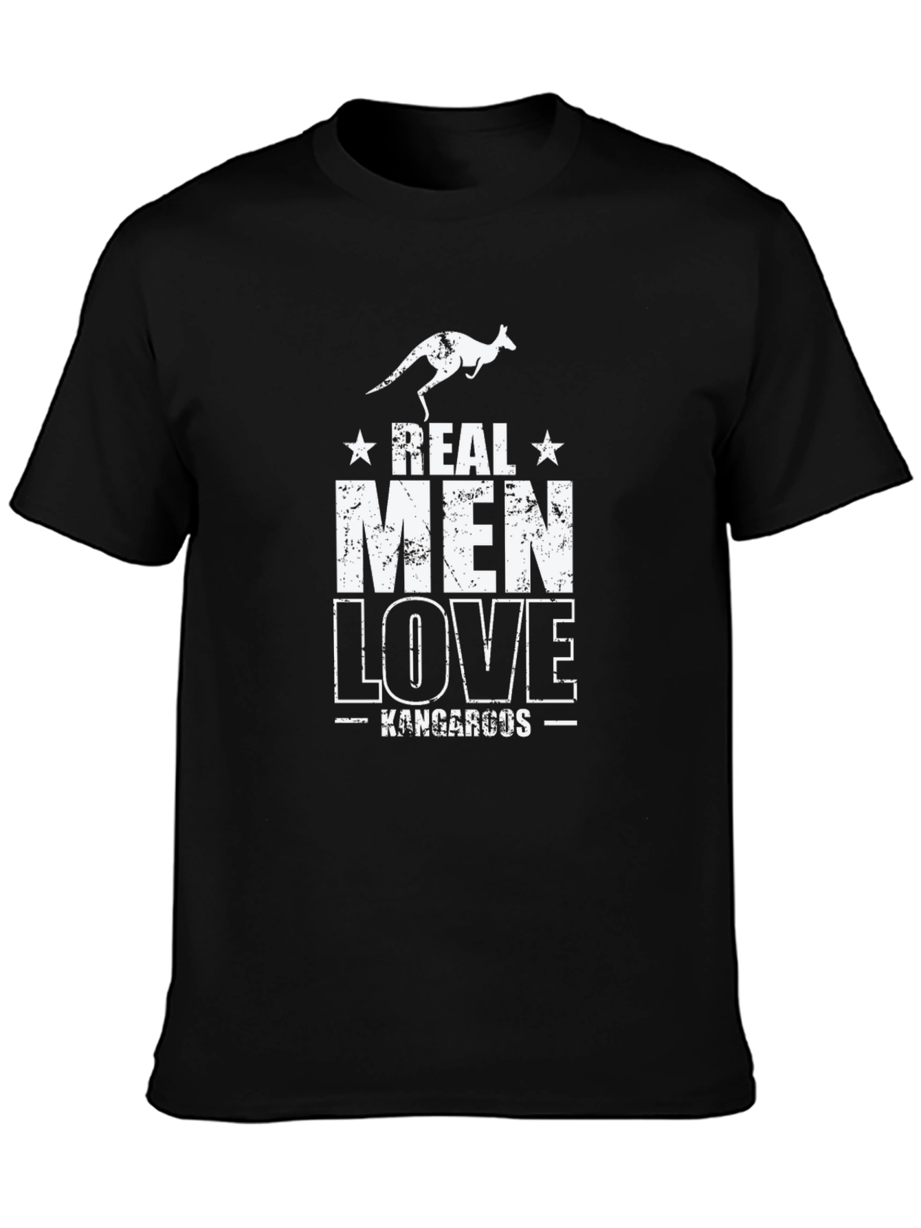 Real Men Love Kangaroos Graphic Tee
