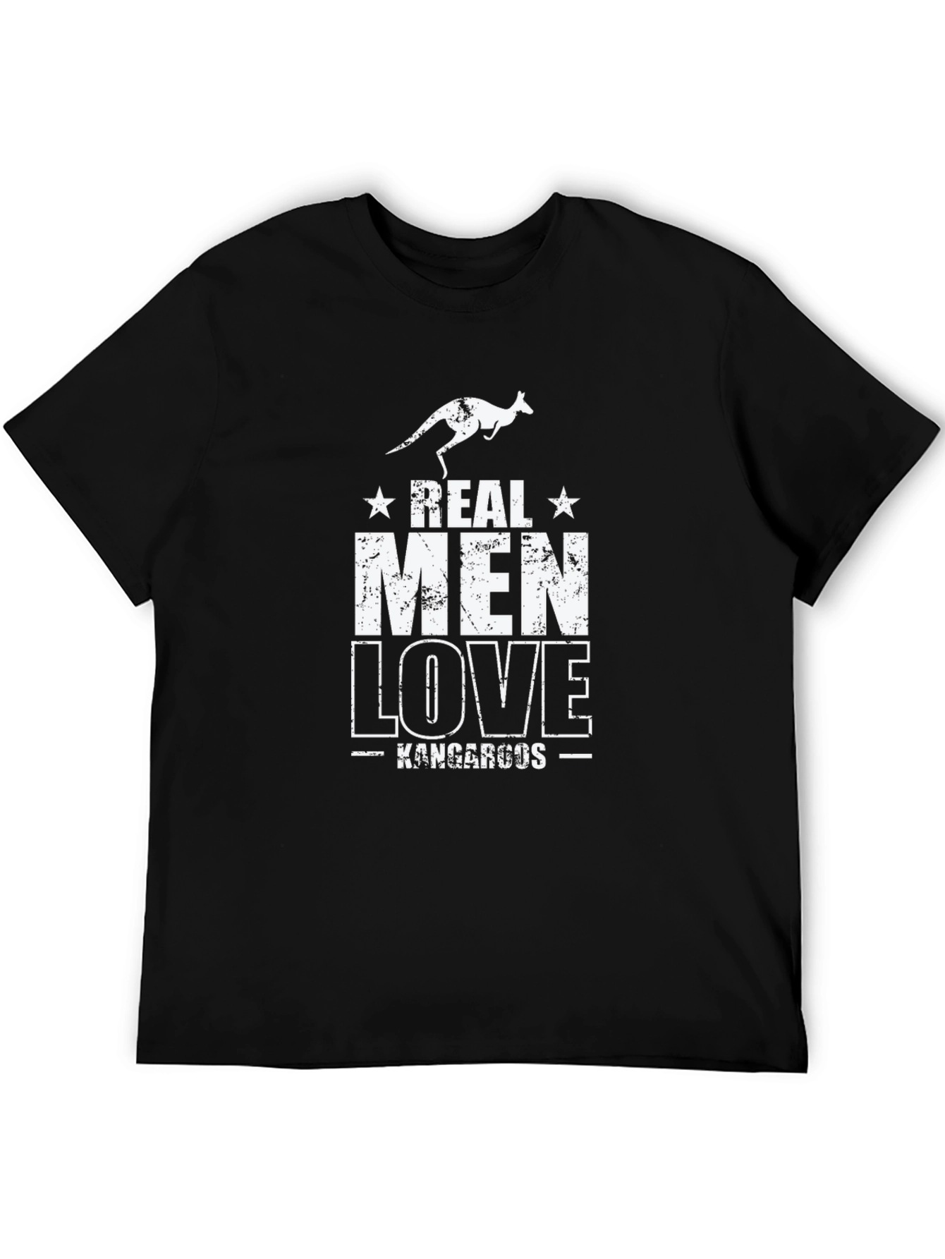 Real Men Love Kangaroos Graphic Tee