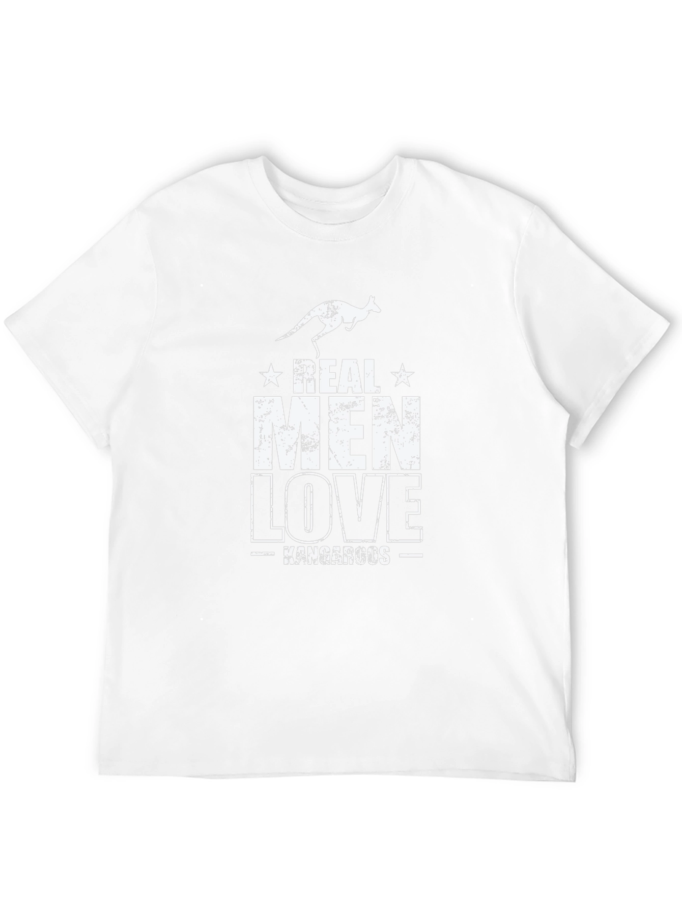 Real Men Love Kangaroos Graphic Tee