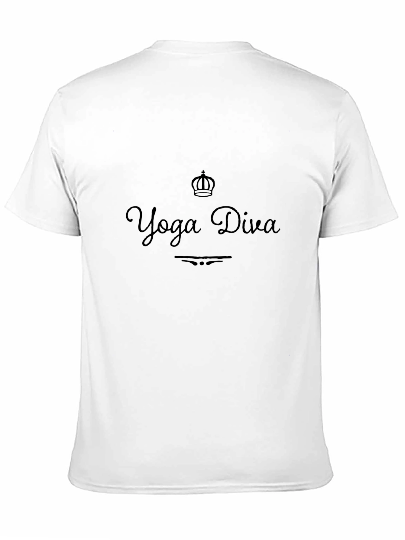 Yoga Diva Black T-Shirt