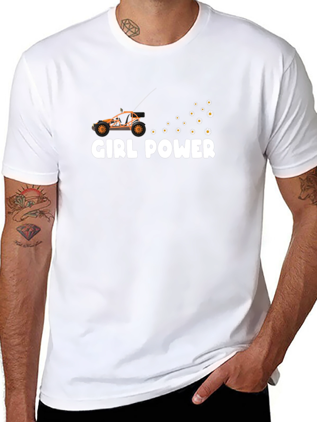 Girl Power RC Car Graphic Tee