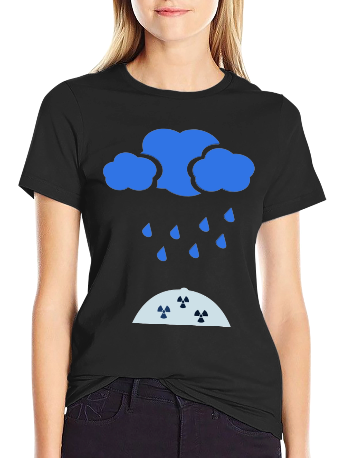 Radioactive Rain Black T-Shirt