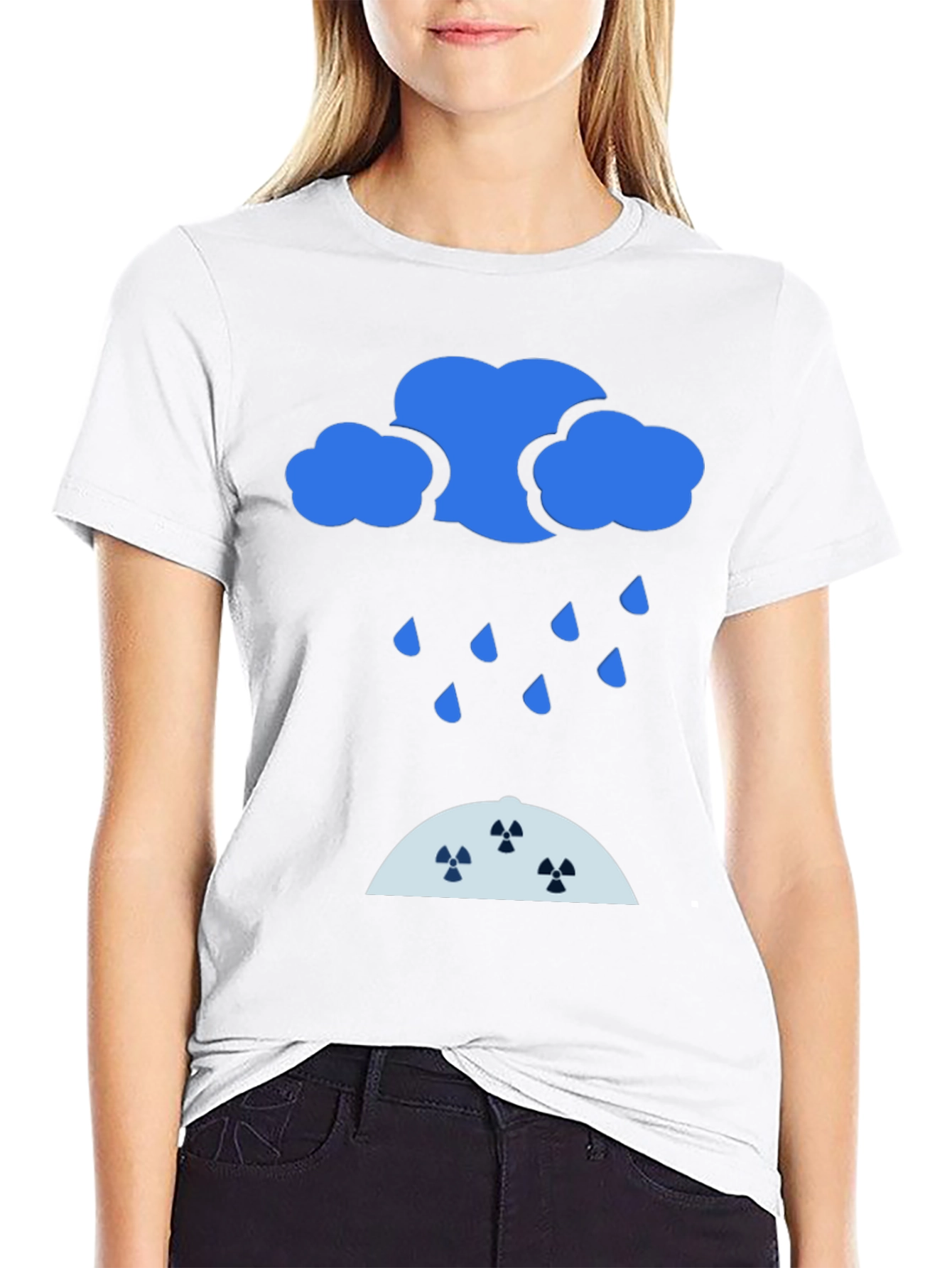Radioactive Rain Black T-Shirt