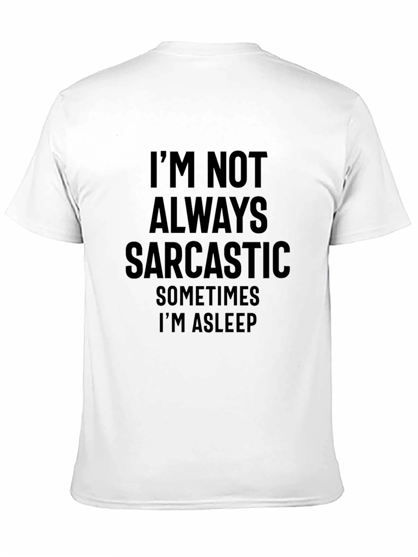 Sarcastic Asleep Graphic Tee