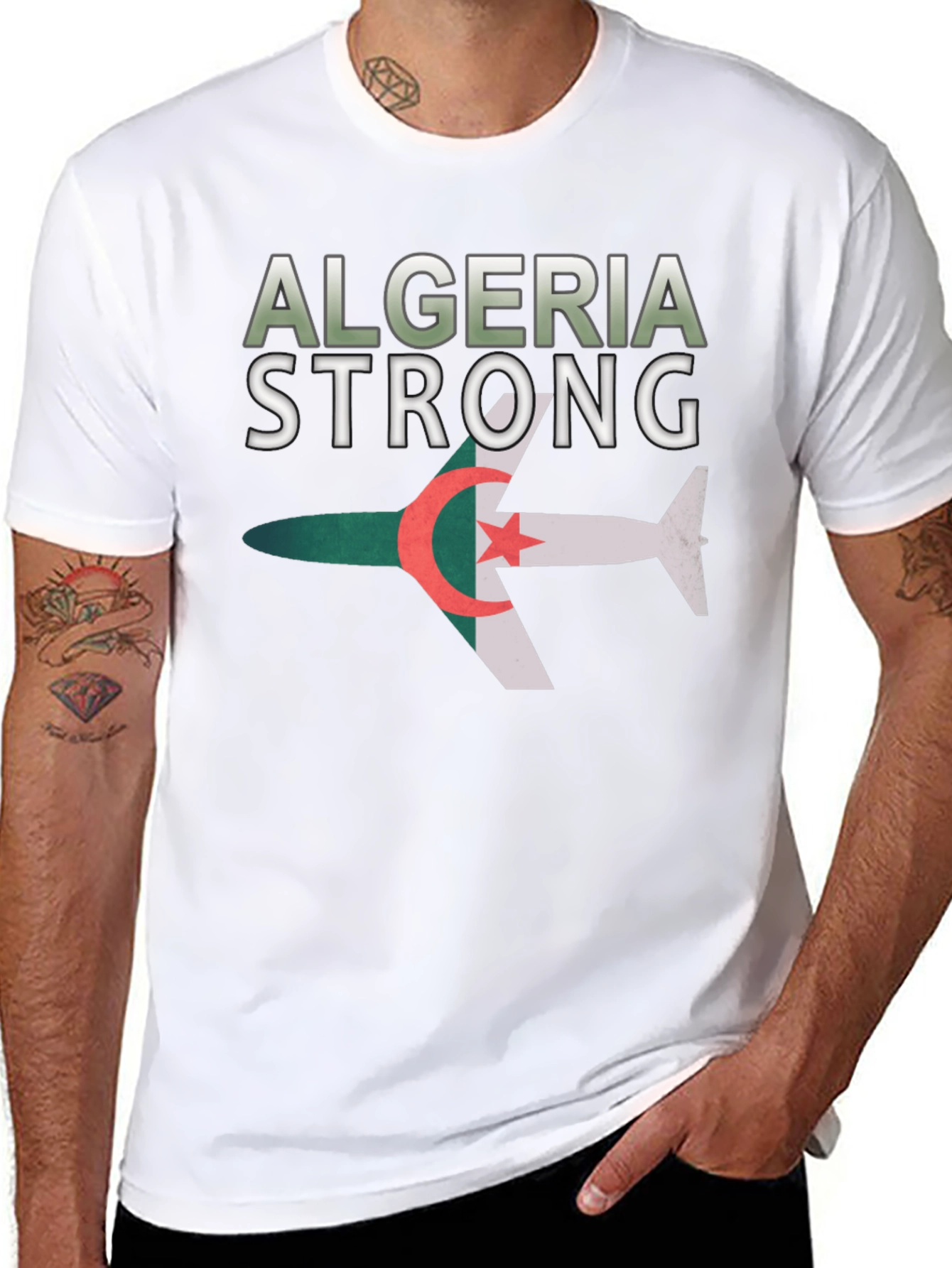 Algeria Strong T-Shirt - Patriotic Pride Tee