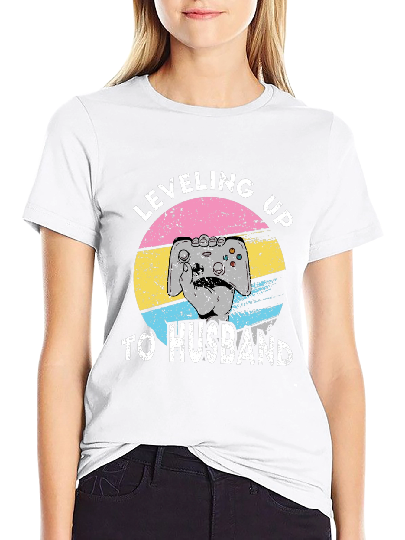 Leveling Up to Husband Gamer T-Shirt