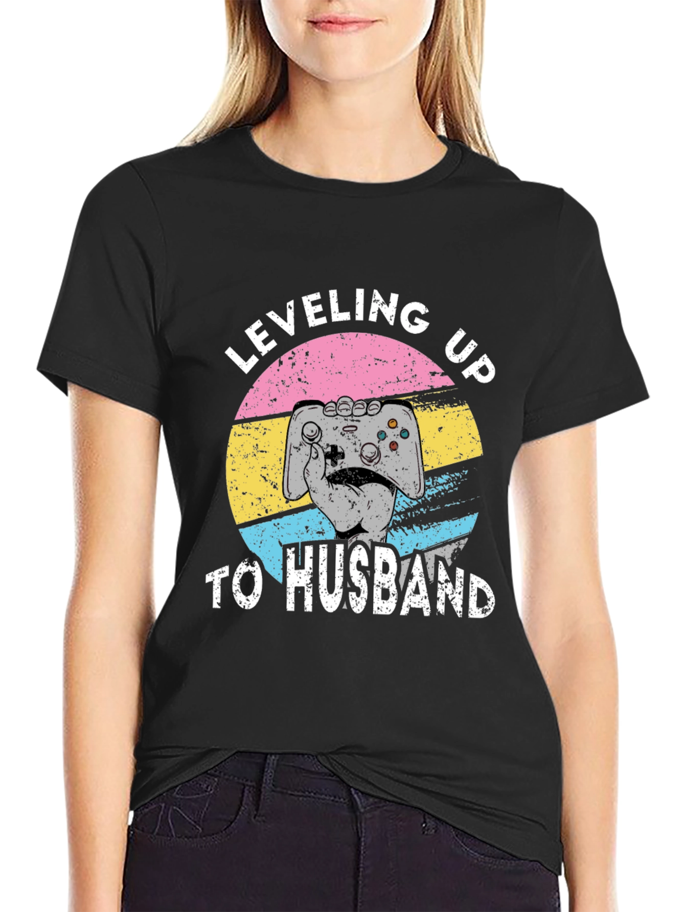 Leveling Up to Husband Gamer T-Shirt