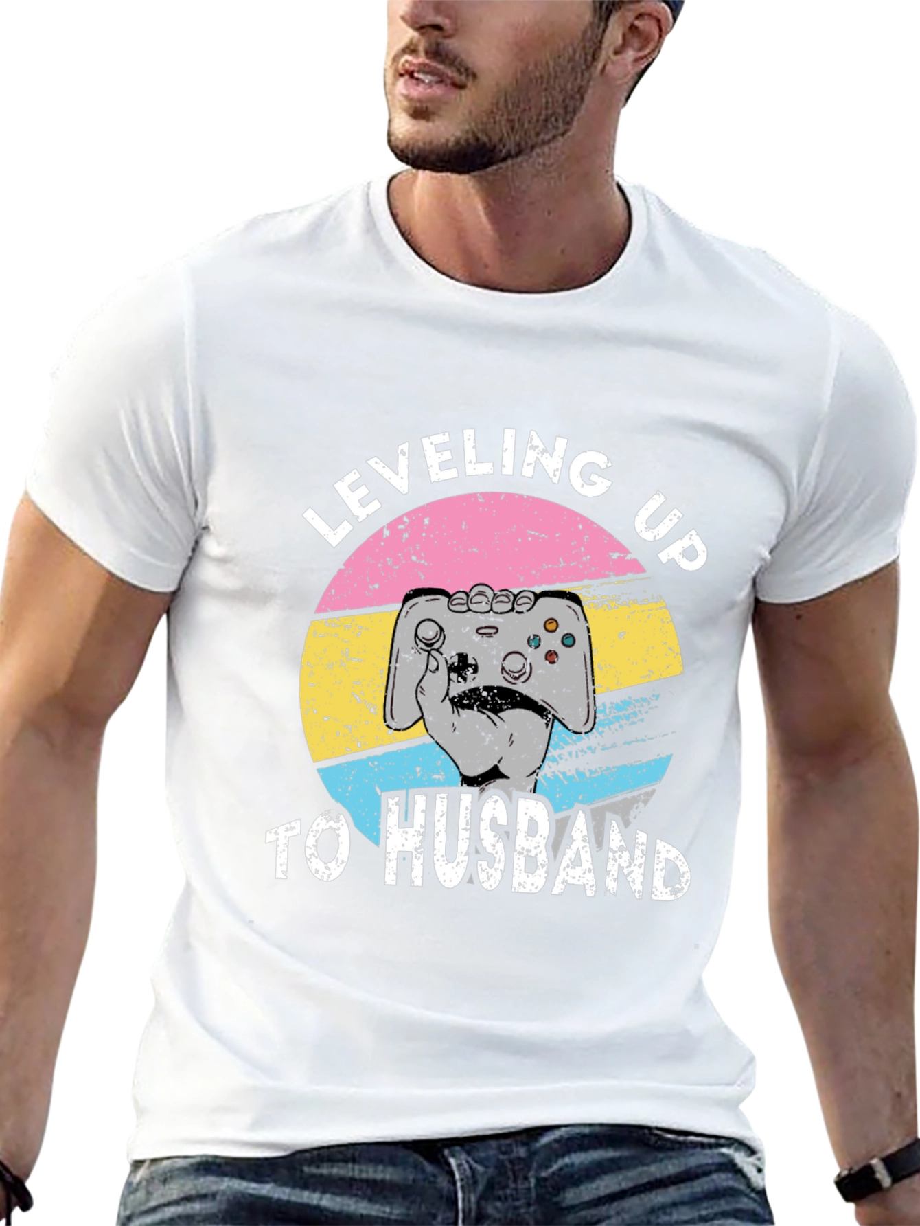 Leveling Up to Husband Gamer T-Shirt