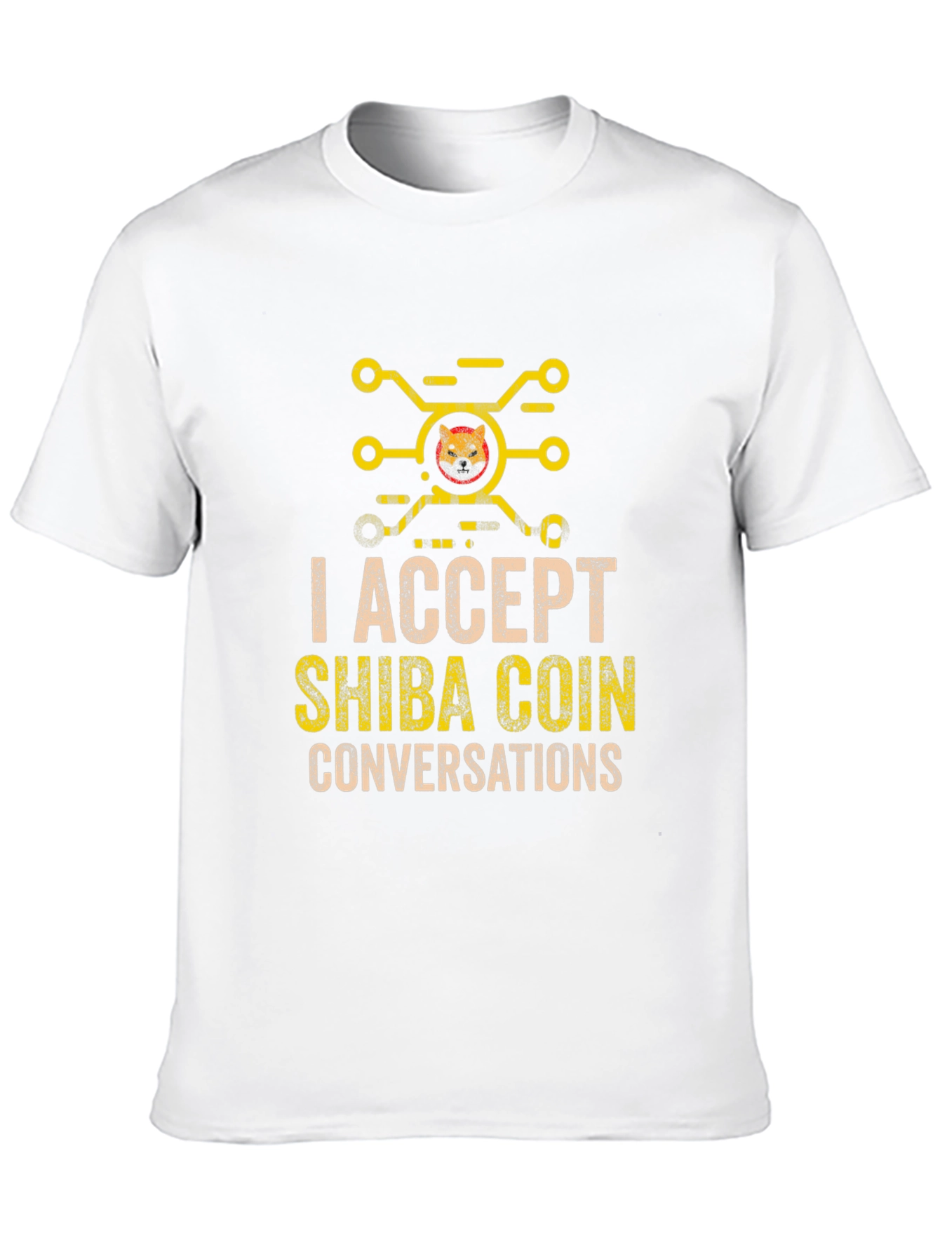 I Accept Shiba Coin Conversations Graphic Tee