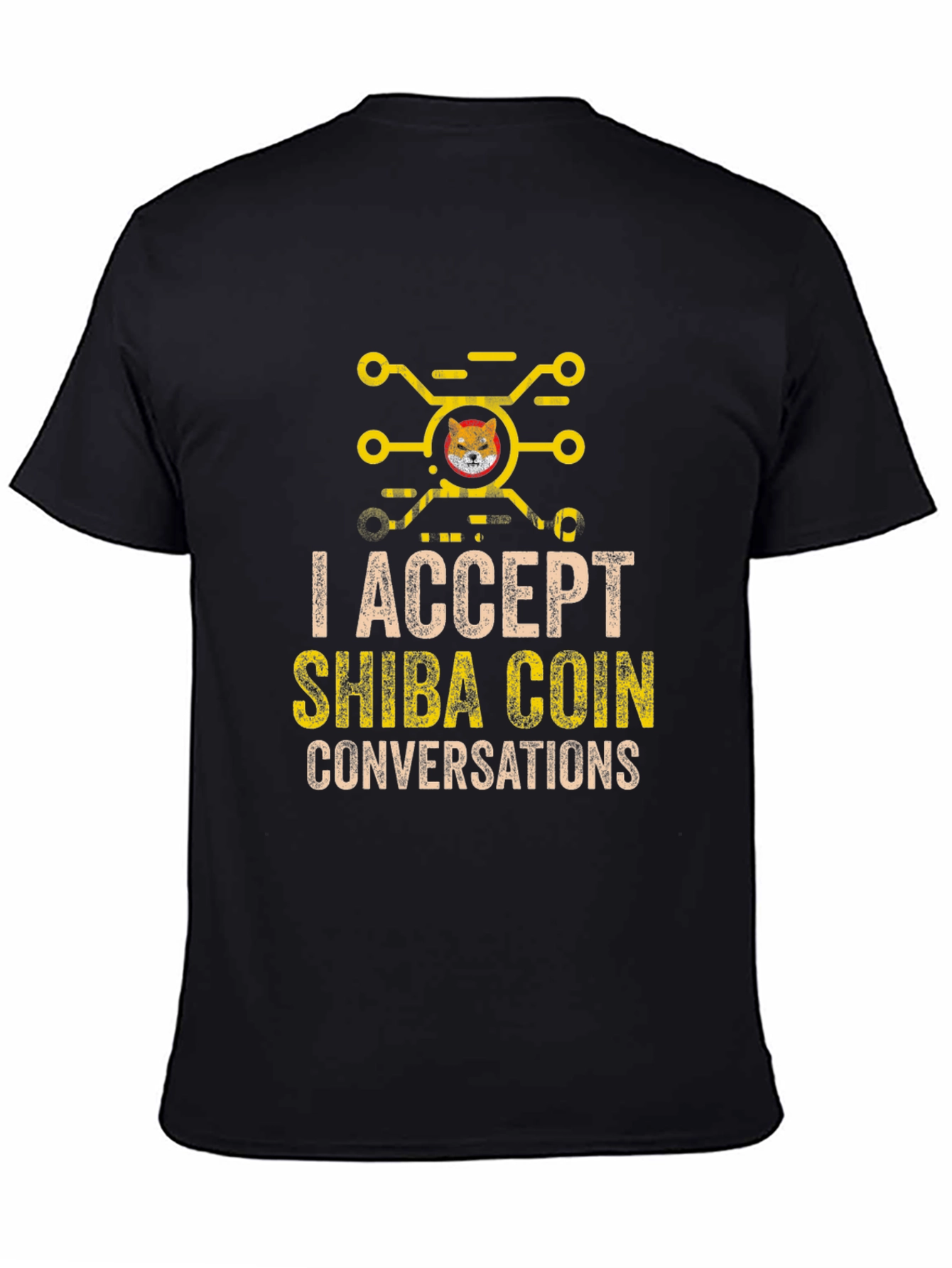 I Accept Shiba Coin Conversations Graphic Tee