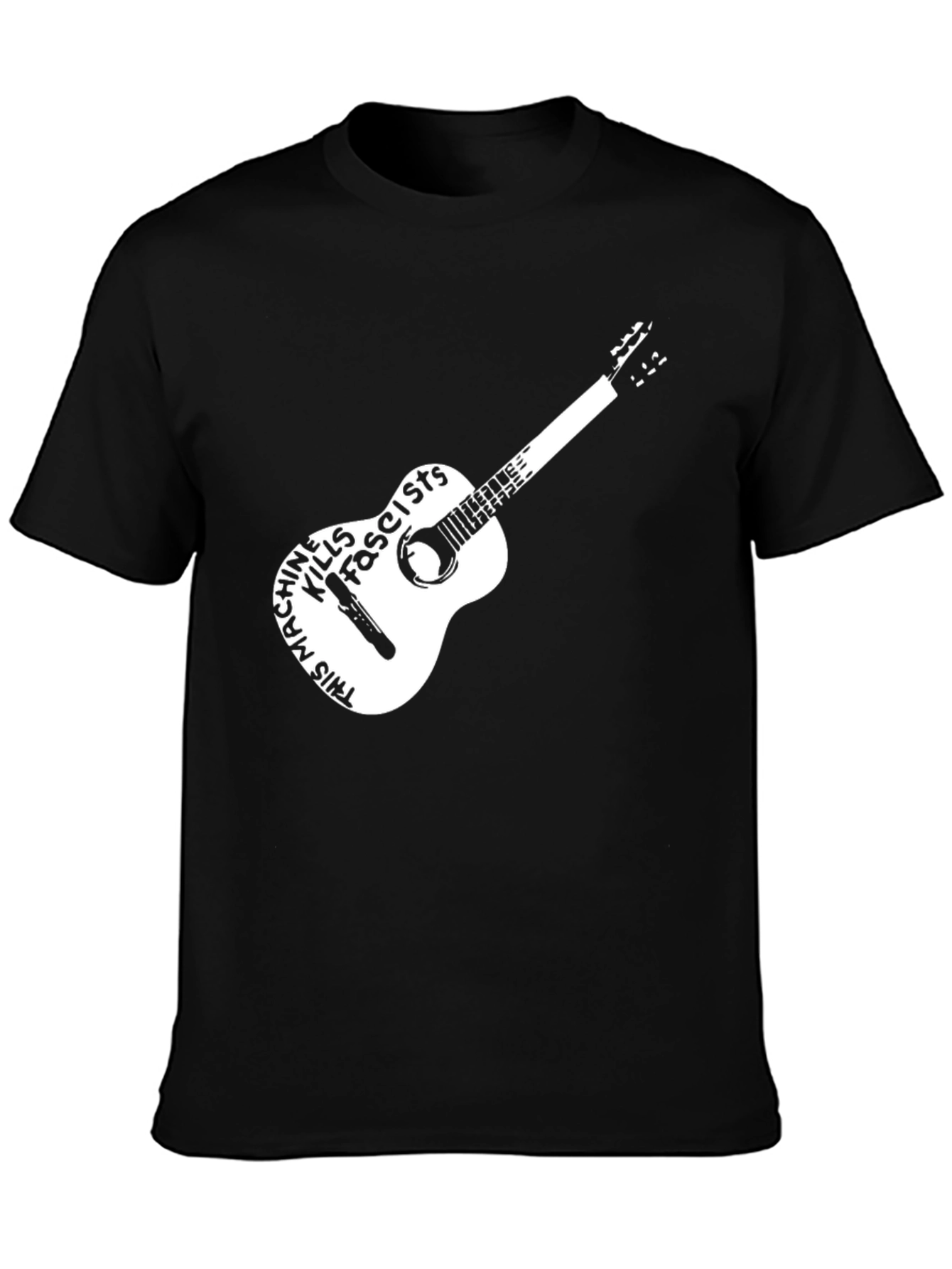 This Machine Kills Fascists Guitar Graphic Tee