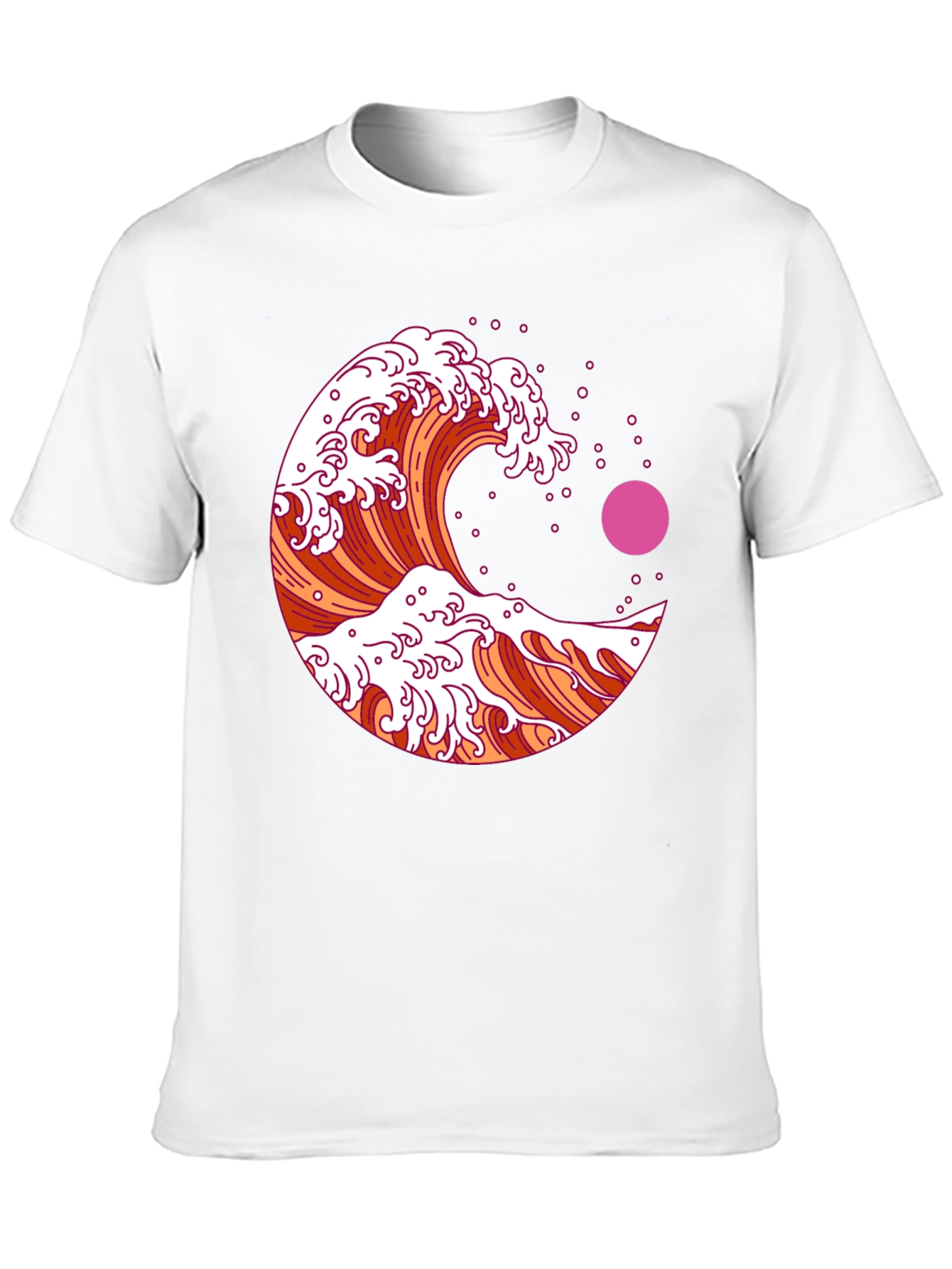 Great Wave Graphic Tee - Black